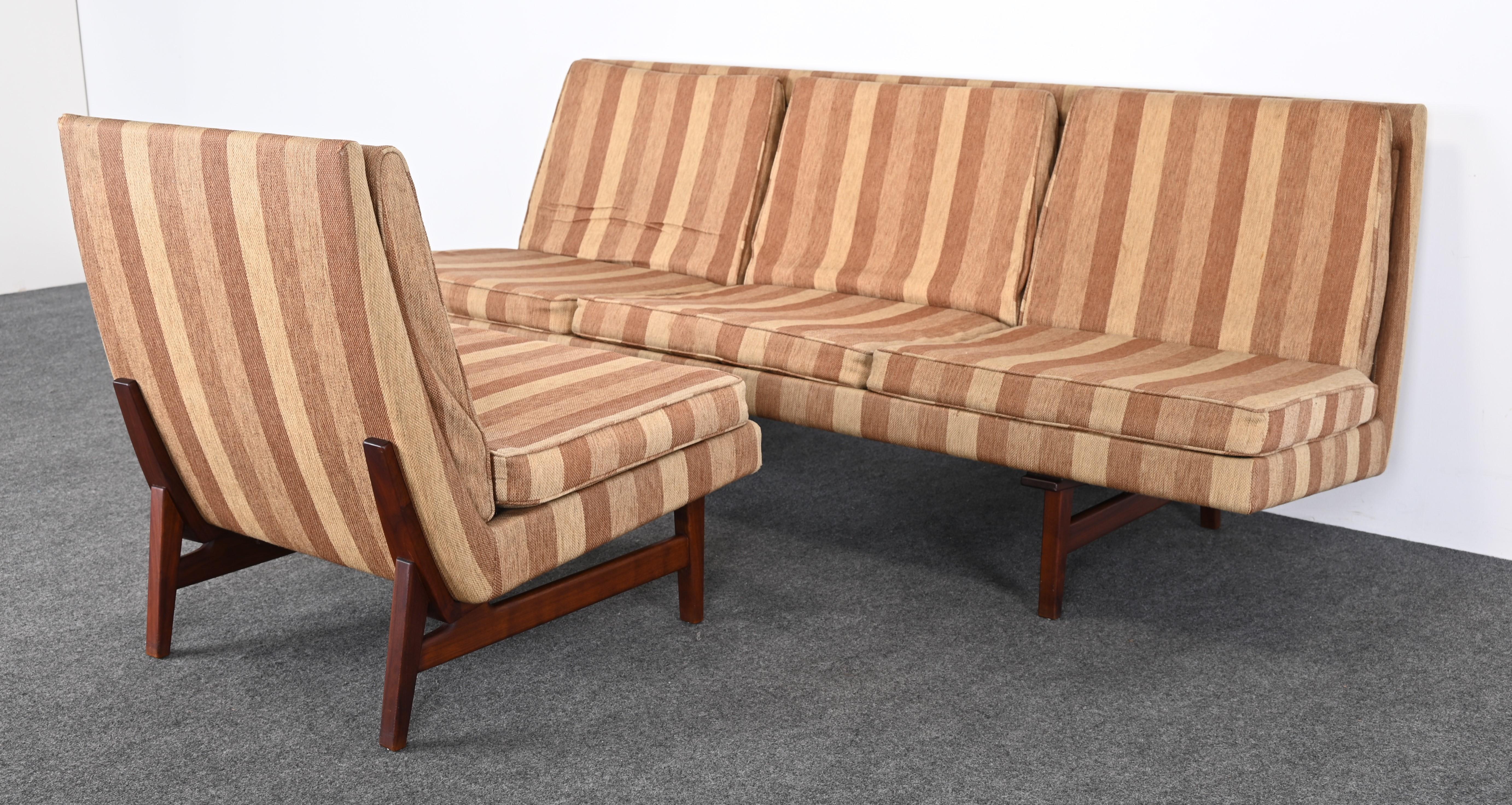 American Chair and Sofa by Jens Risom, 1950s