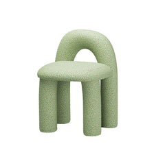 Chair Arcy in green Kvadrat Fabric by Alter Ego Studio