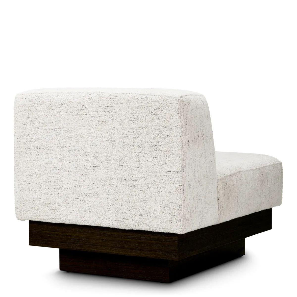 Stuhl - Armlehnstuhl, Untergestell aus anthrazitfarbenem Furnier im Zustand „Neu“ im Angebot in Saint-Ouen, FR