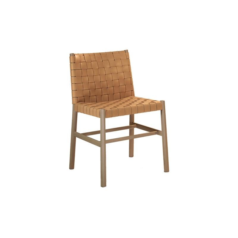 Chair Art, 0020-LE in Beechwood Painted and Wood Seat by Emilio Nanni For Sale 3