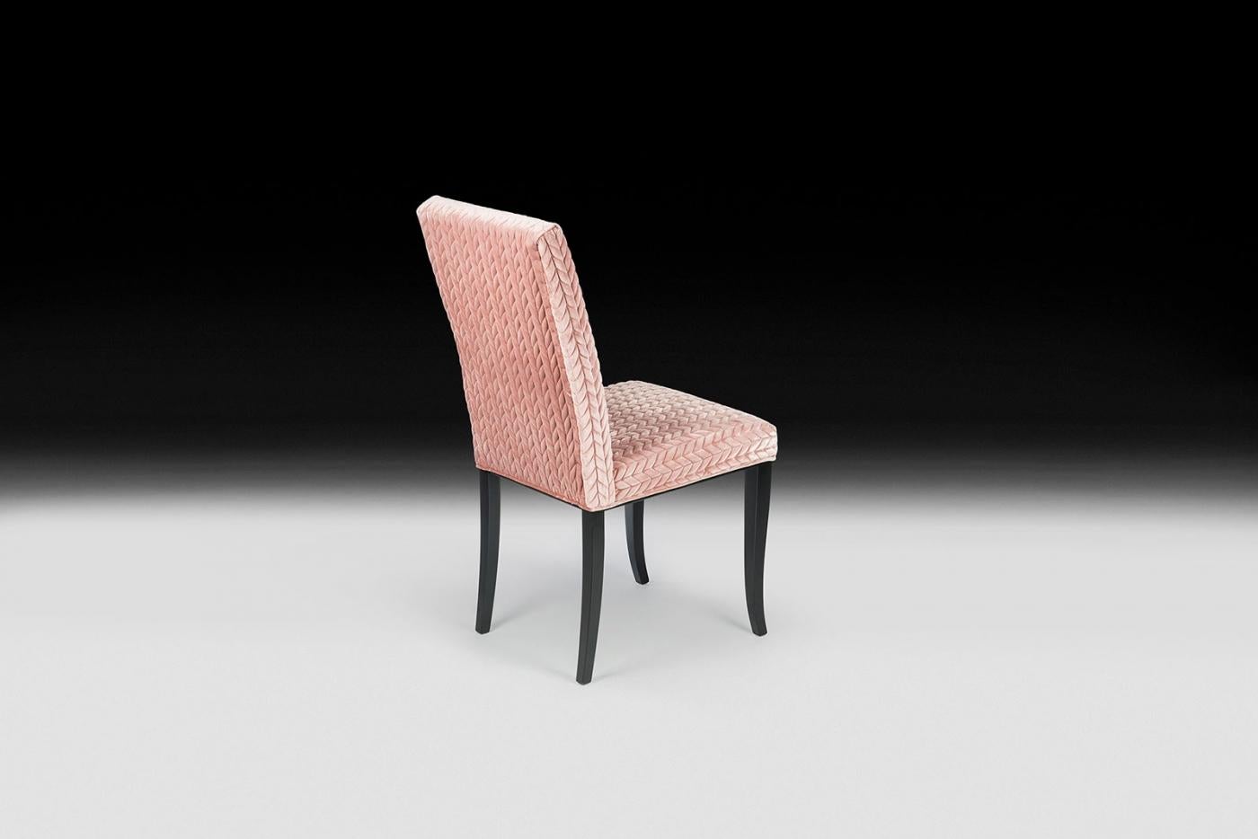 high quality pink fabric chairs