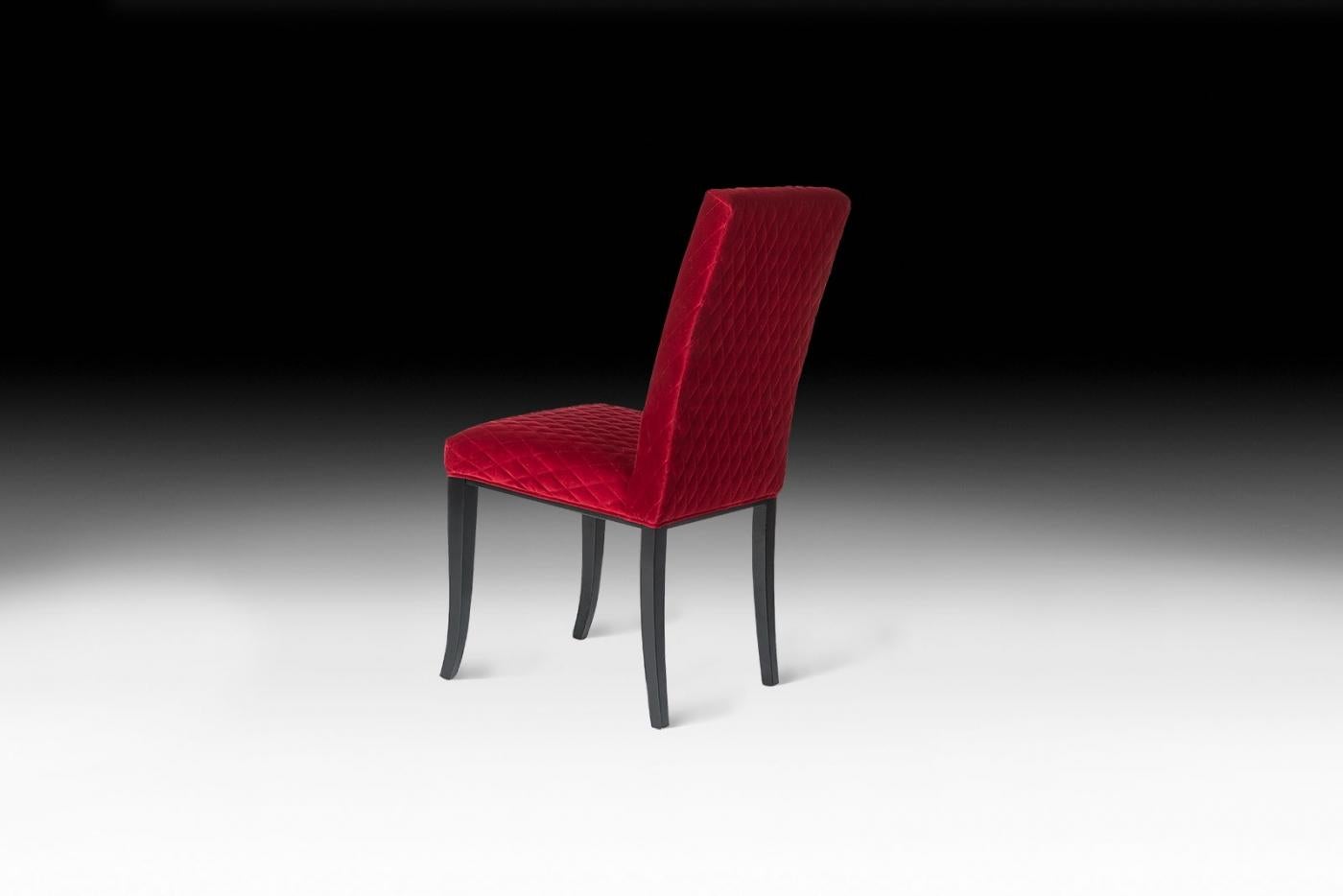 red velvet chairs