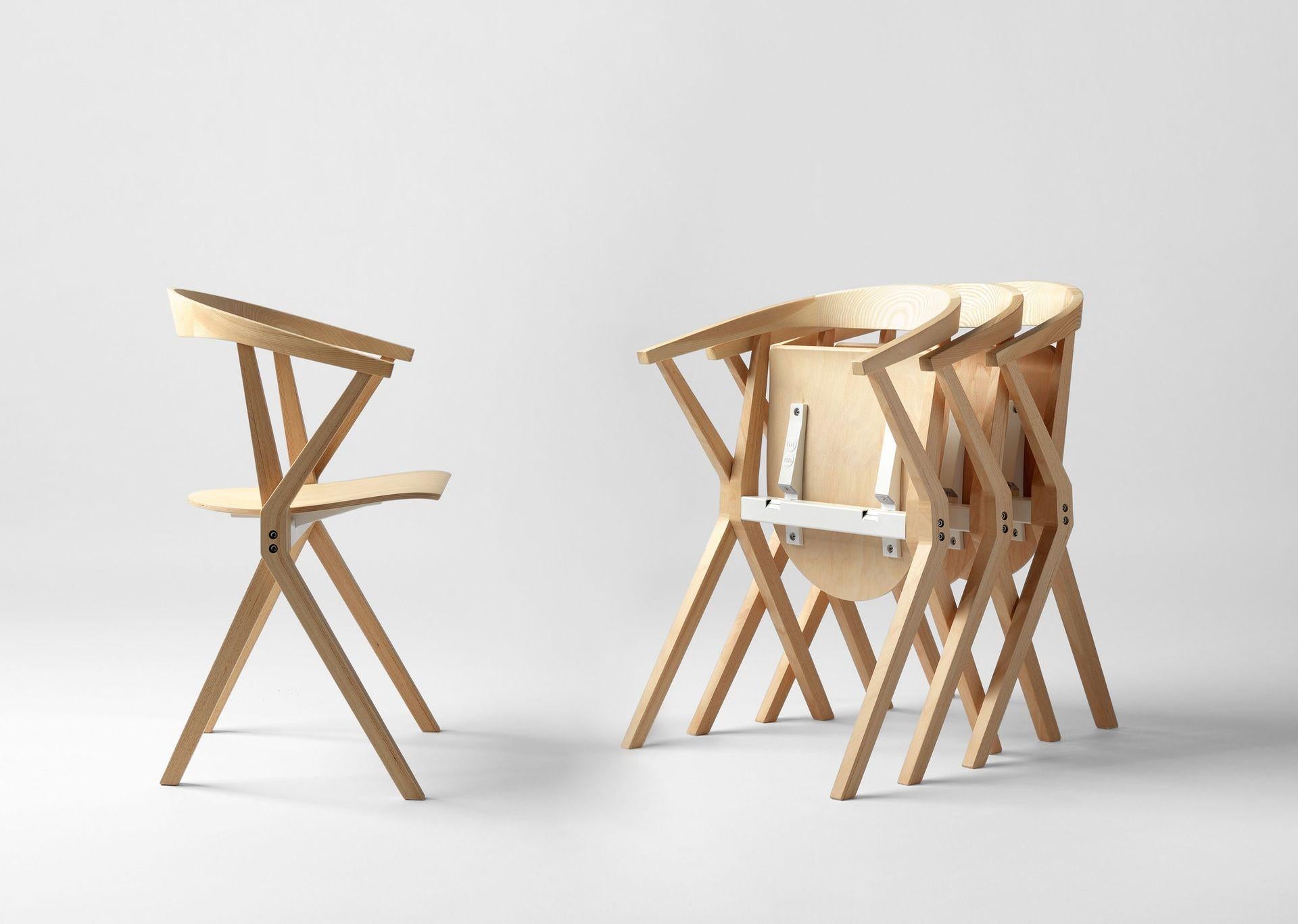 Aluminum Chair B Natural Ash by Konstantin Grcic