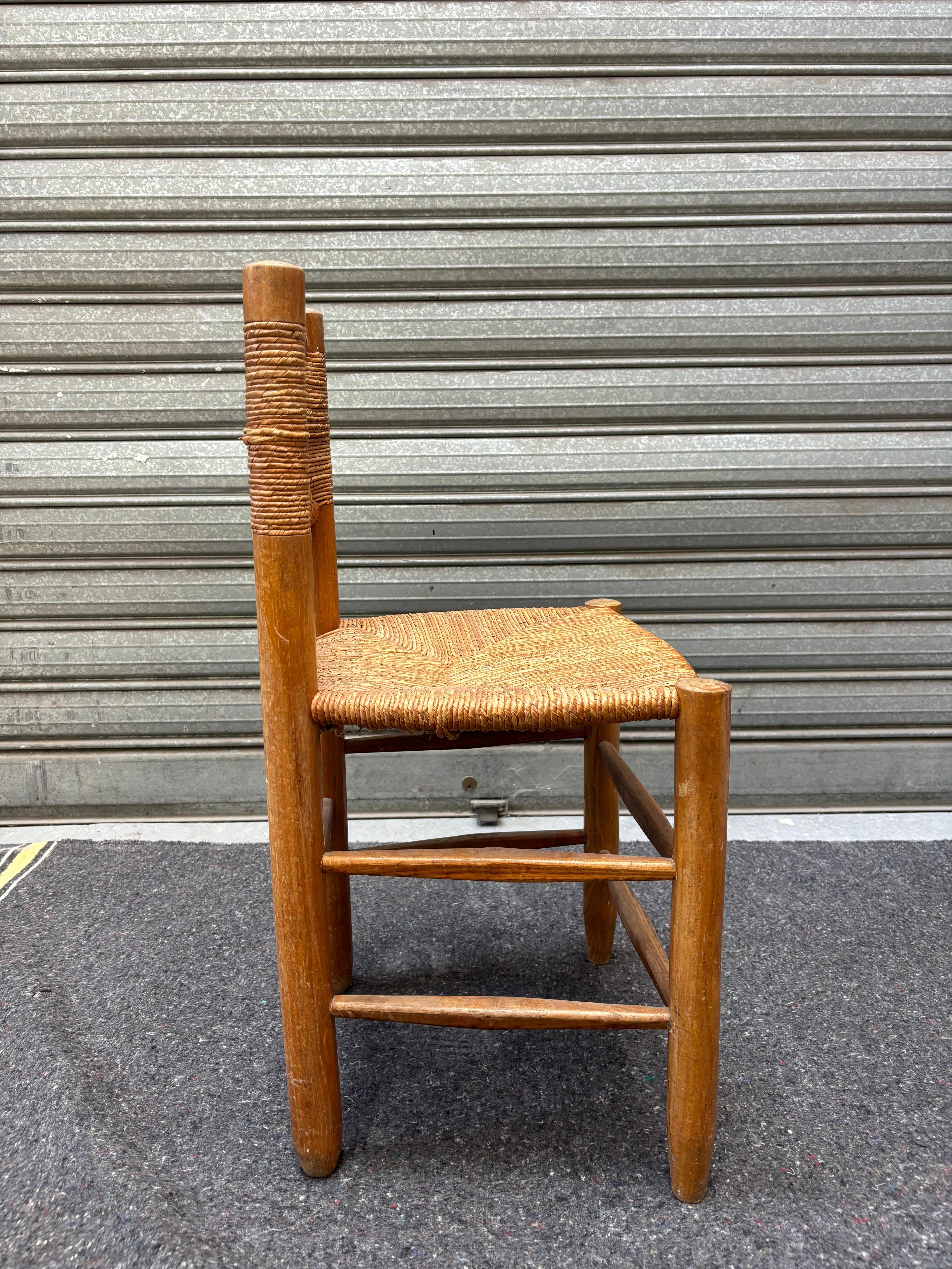 French Chair Bauche n18 by Charlotte Perriand For Sale