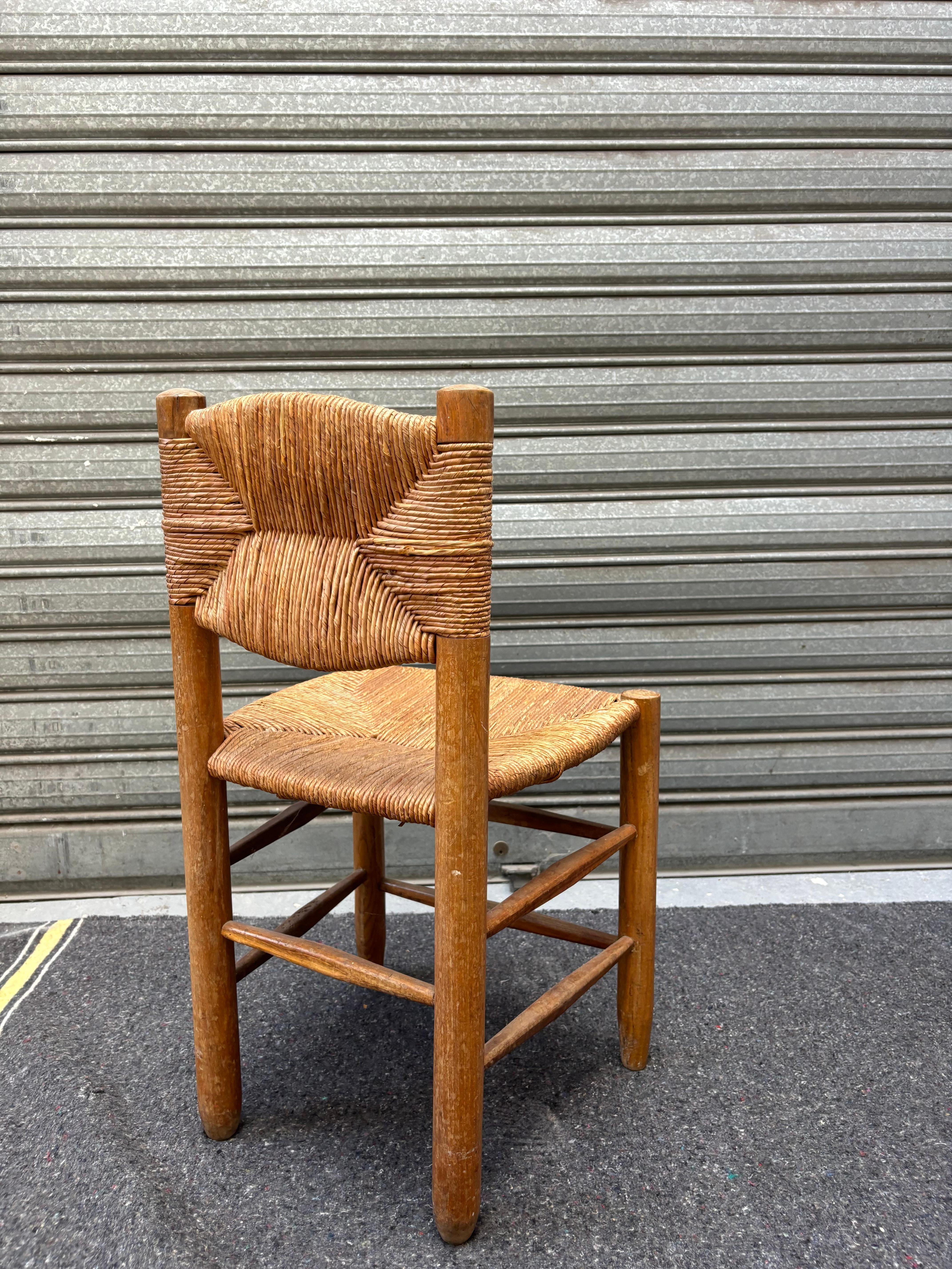Chair Bauche n18 by Charlotte Perriand In Fair Condition For Sale In SAINT-OUEN-SUR-SEINE, FR
