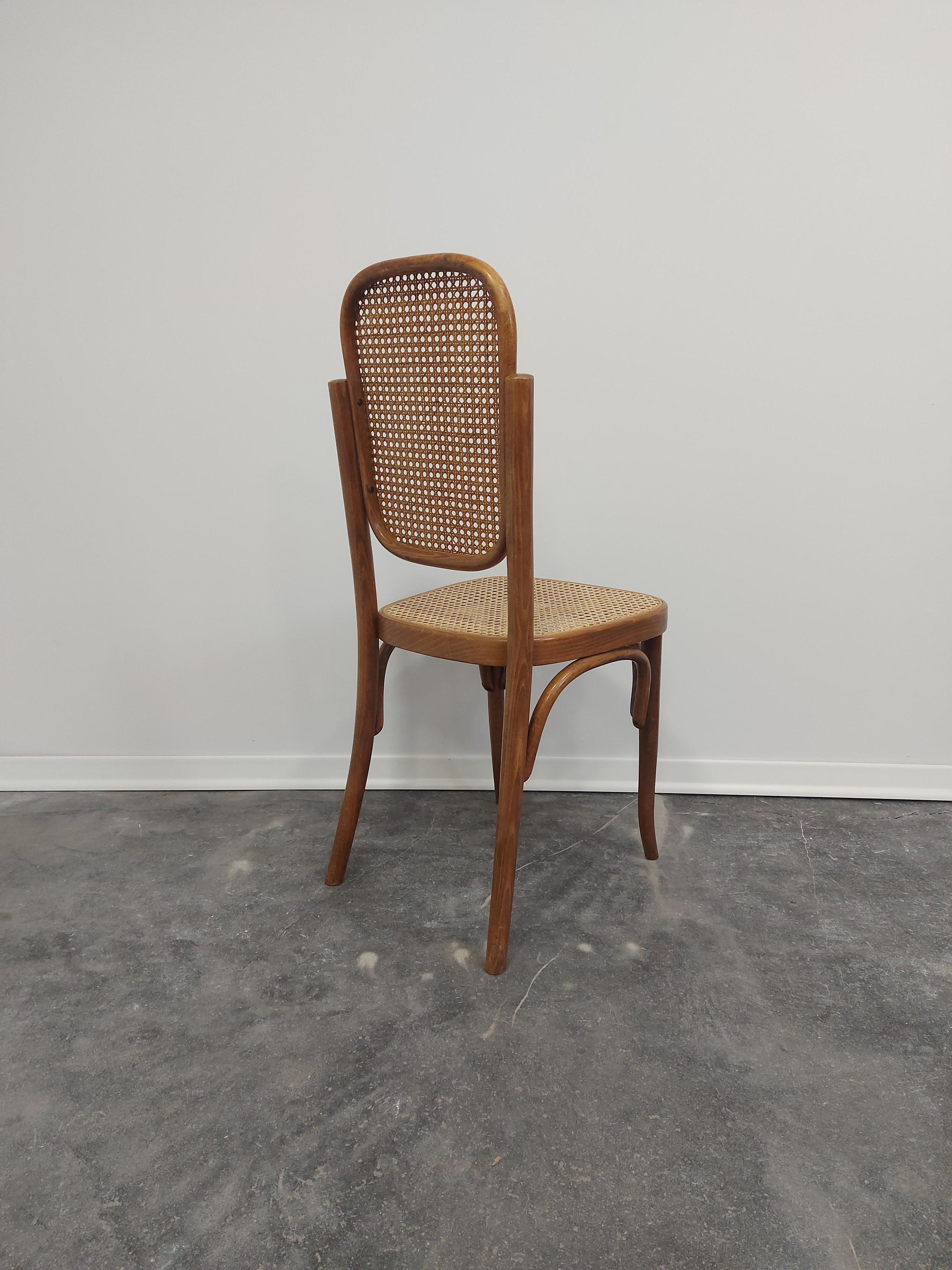 Chaise, canne en bois courbé, années 1960 Bon état - En vente à Ljubljana, SI