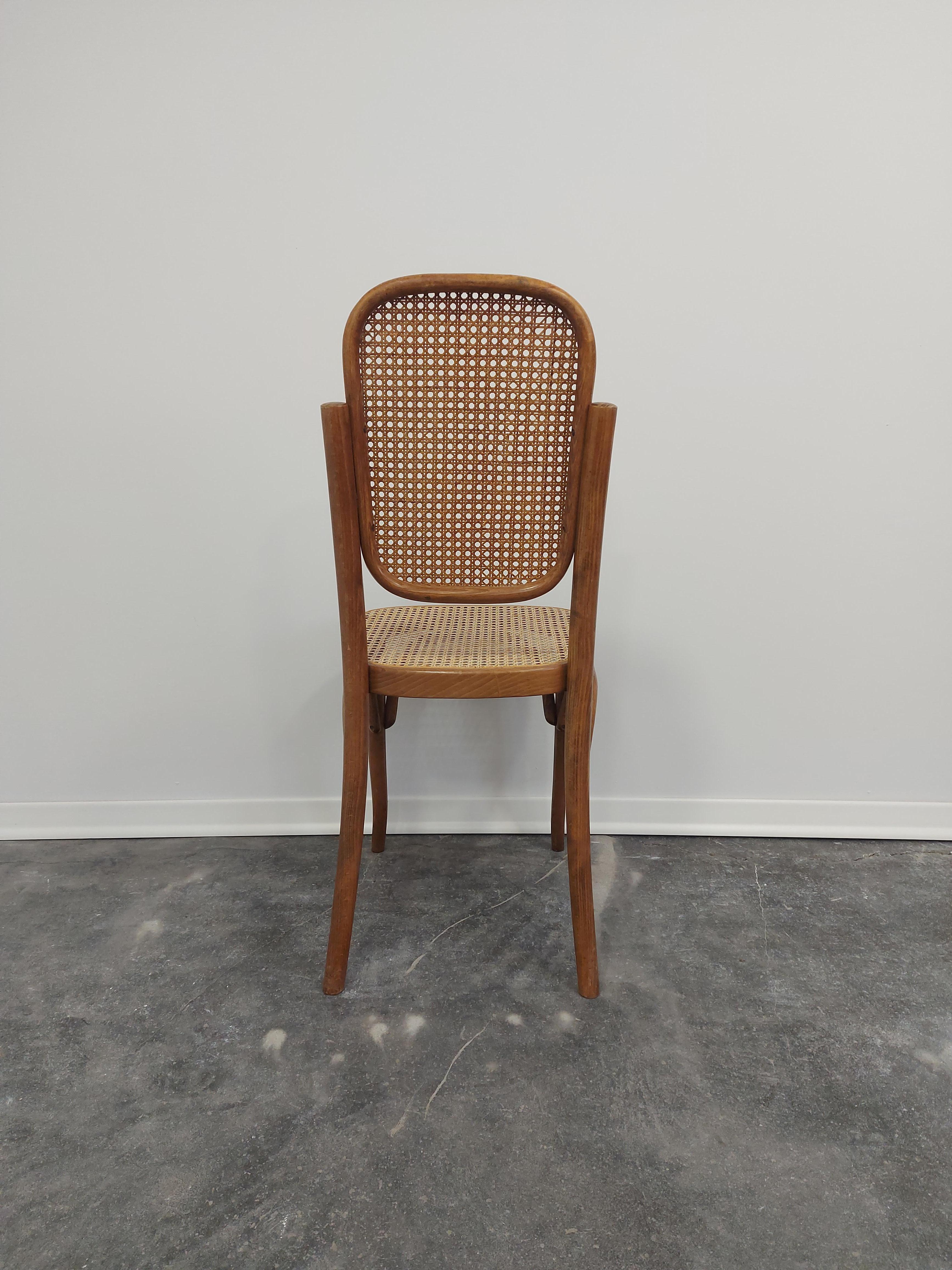 Mid-20th Century Chair, Bentwood Cane, 1960s For Sale