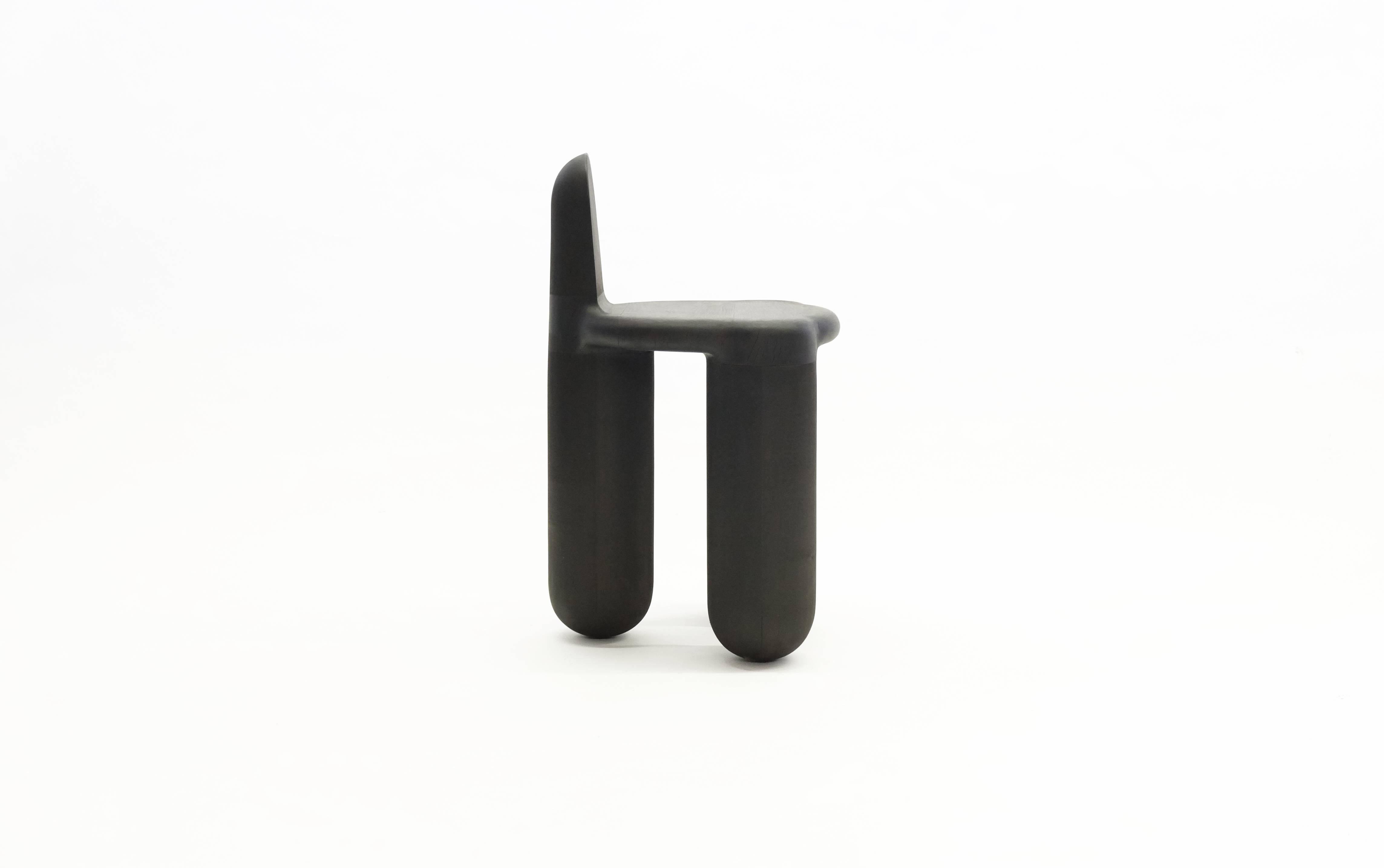 Contemporary Chair Bone II, Hand Sculpted, Signed Loic Bard