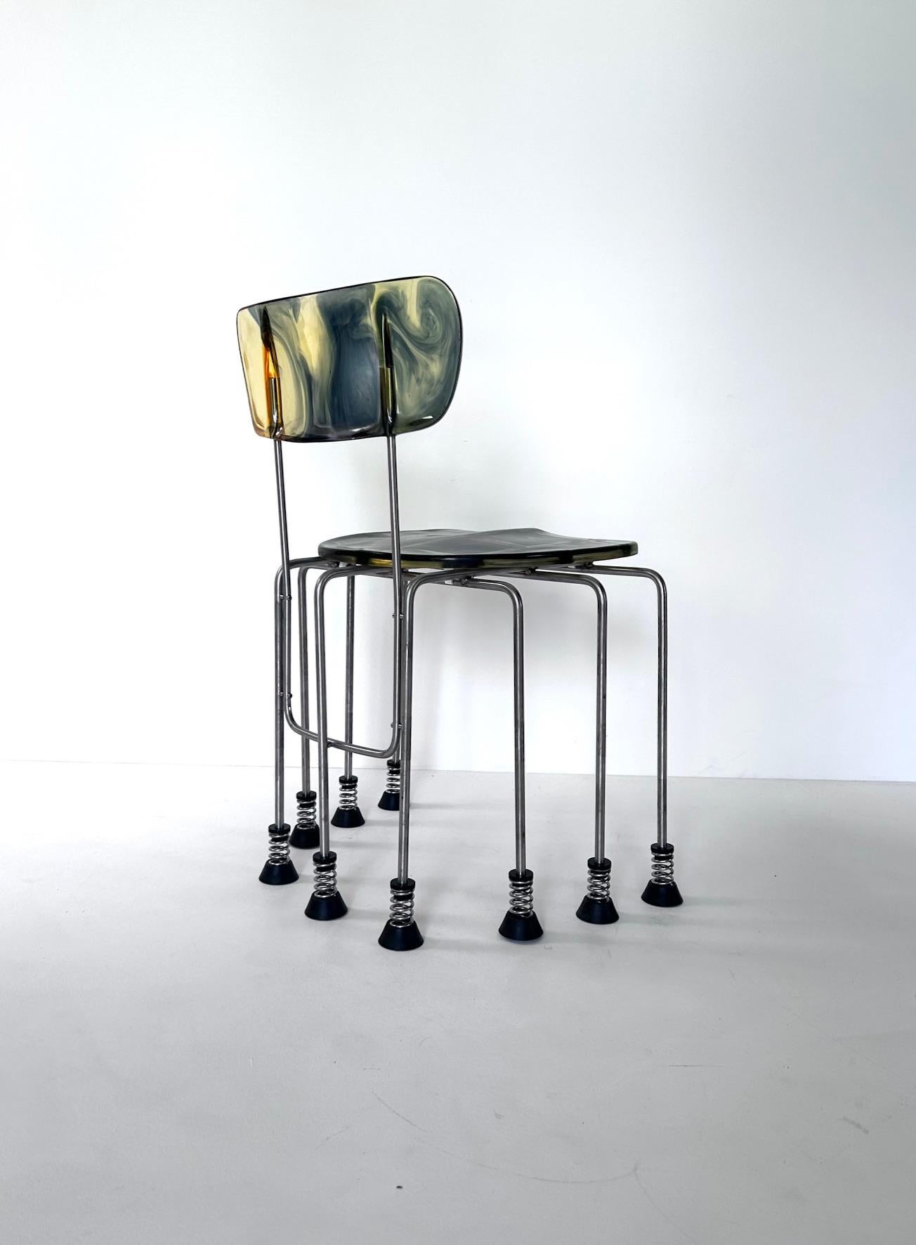 Italian Chair Broadway 929 by Gaetano Pesce for Bernini, 1993