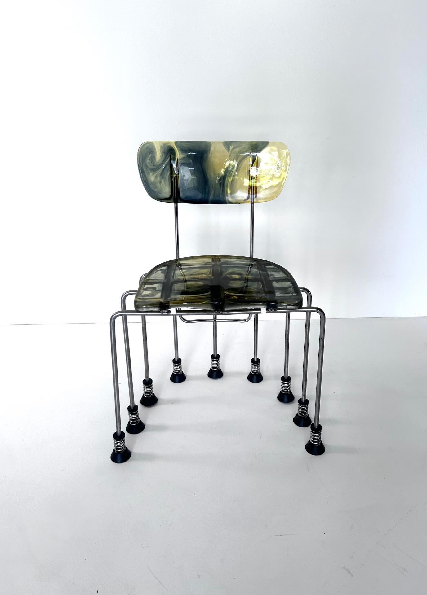 Late 20th Century Chair Broadway 929 by Gaetano Pesce for Bernini, 1993