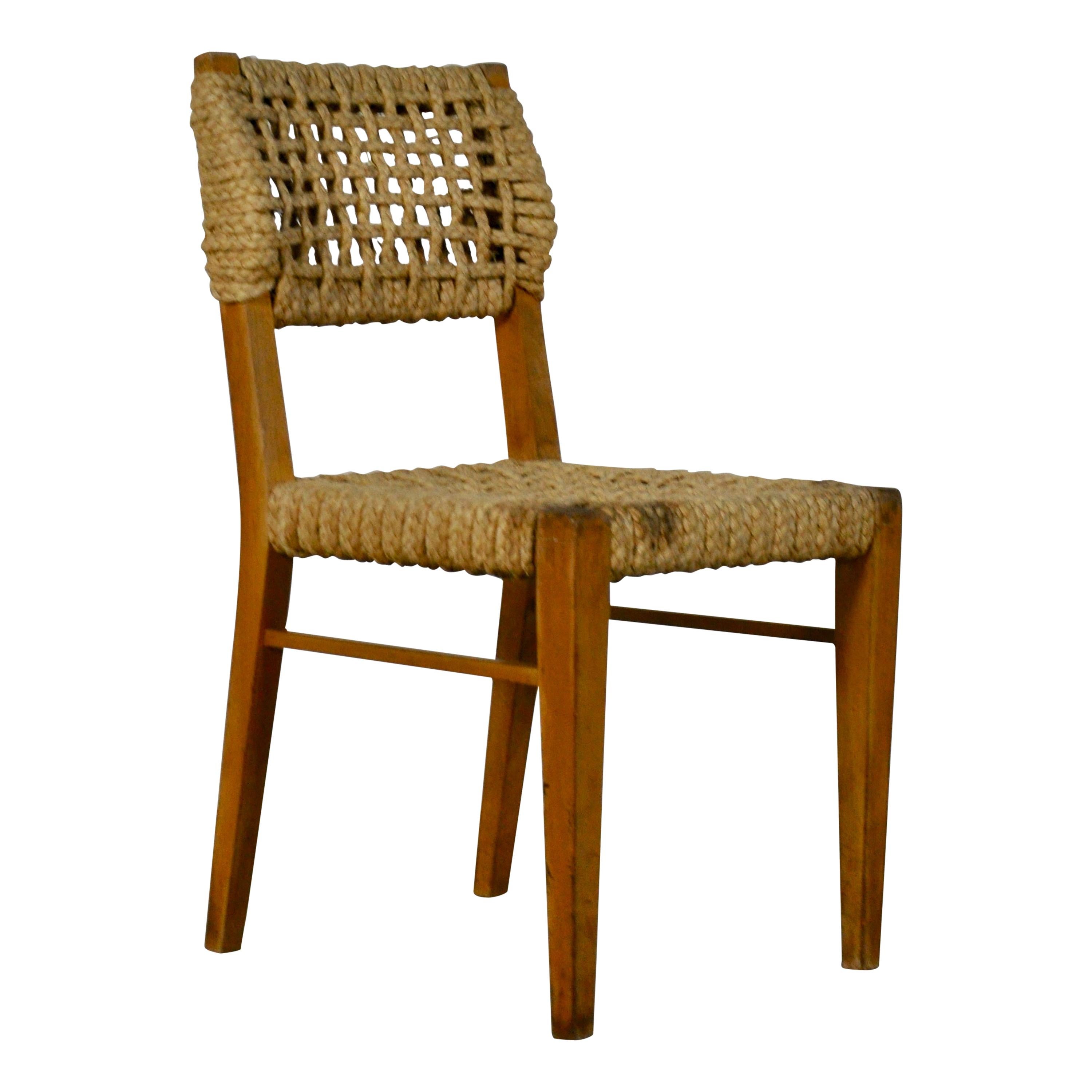 Chair by Adrien Audoux & Frida Minet for Vibo Vesoul, 1950s