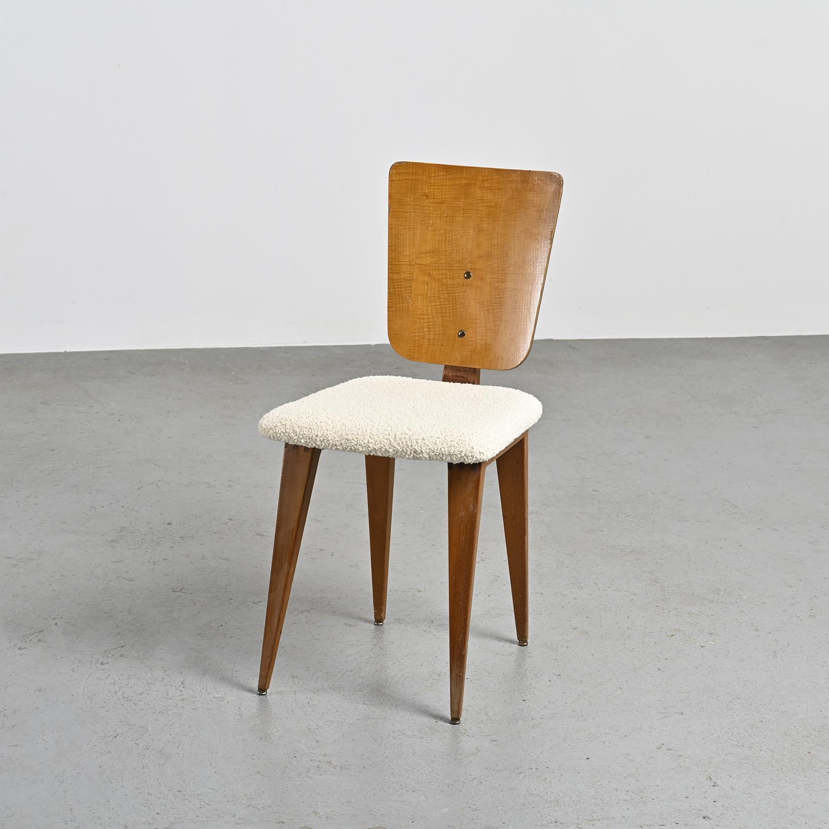Mid-Century Modern Pair of Chairs by André Sornay, Lyon France For Sale