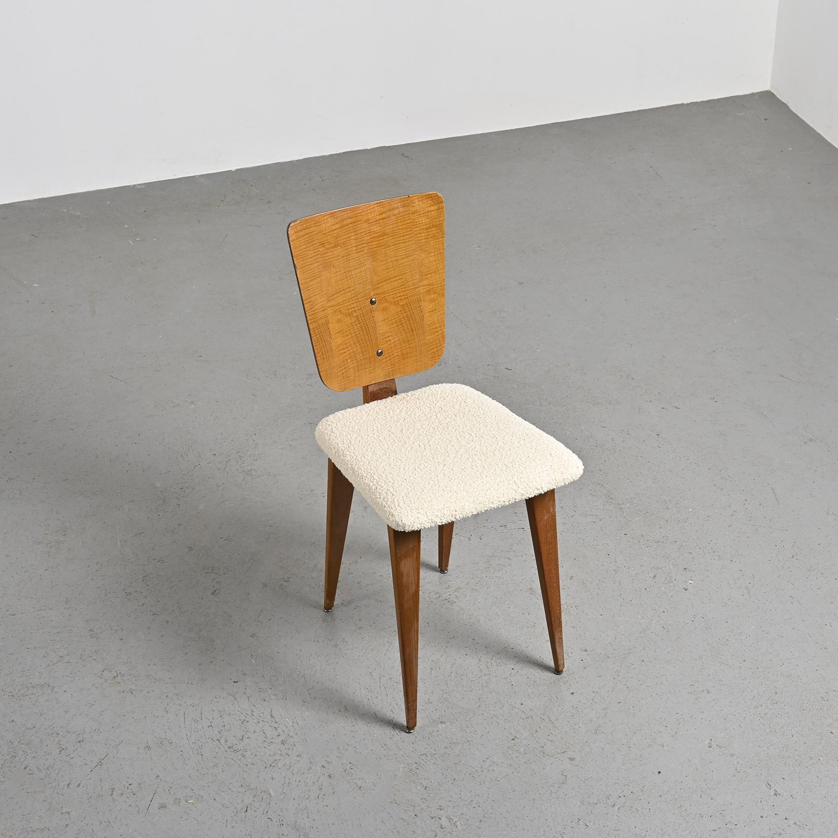French Pair of Chairs by André Sornay, Lyon France For Sale