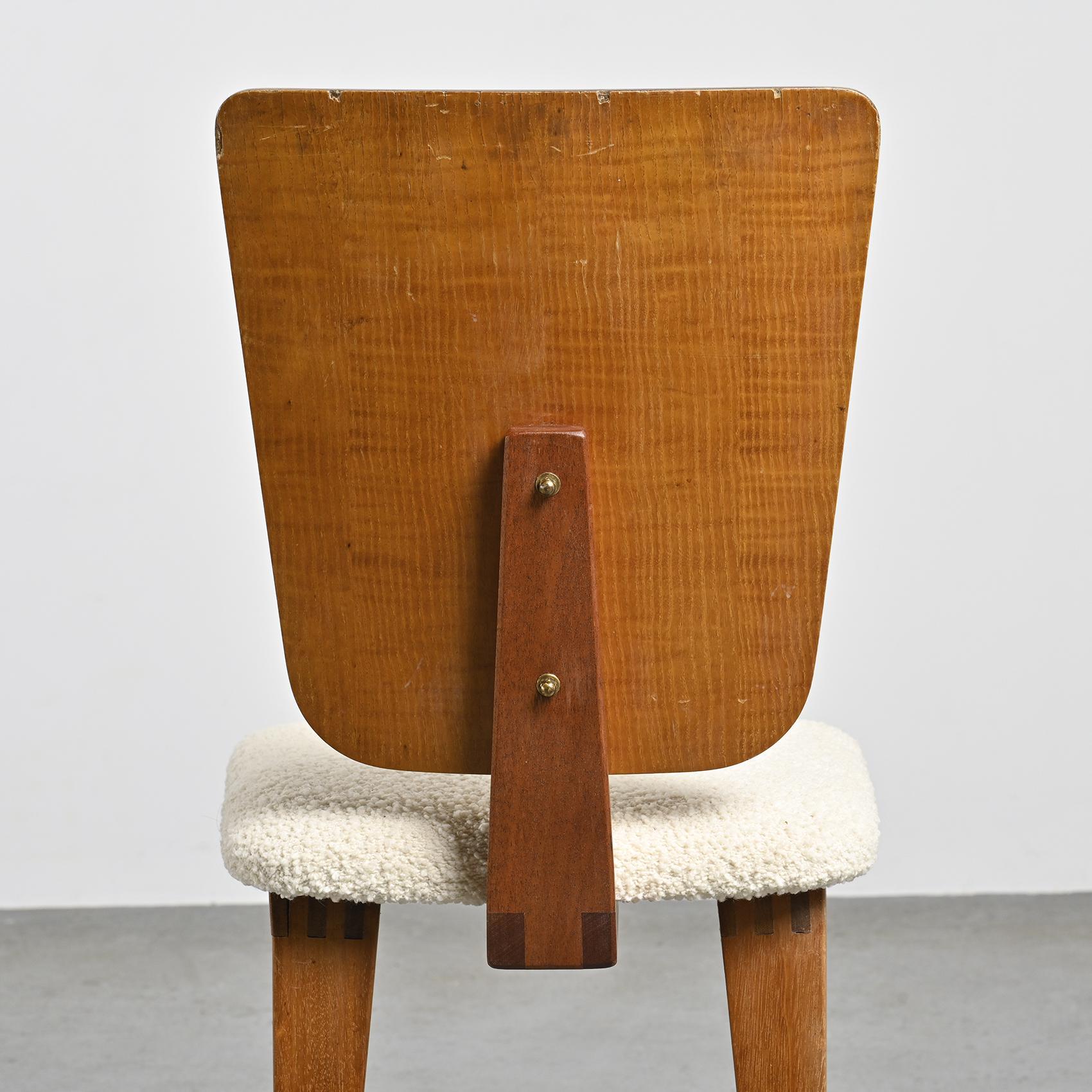 Pair of Chairs by André Sornay, Lyon France For Sale 1