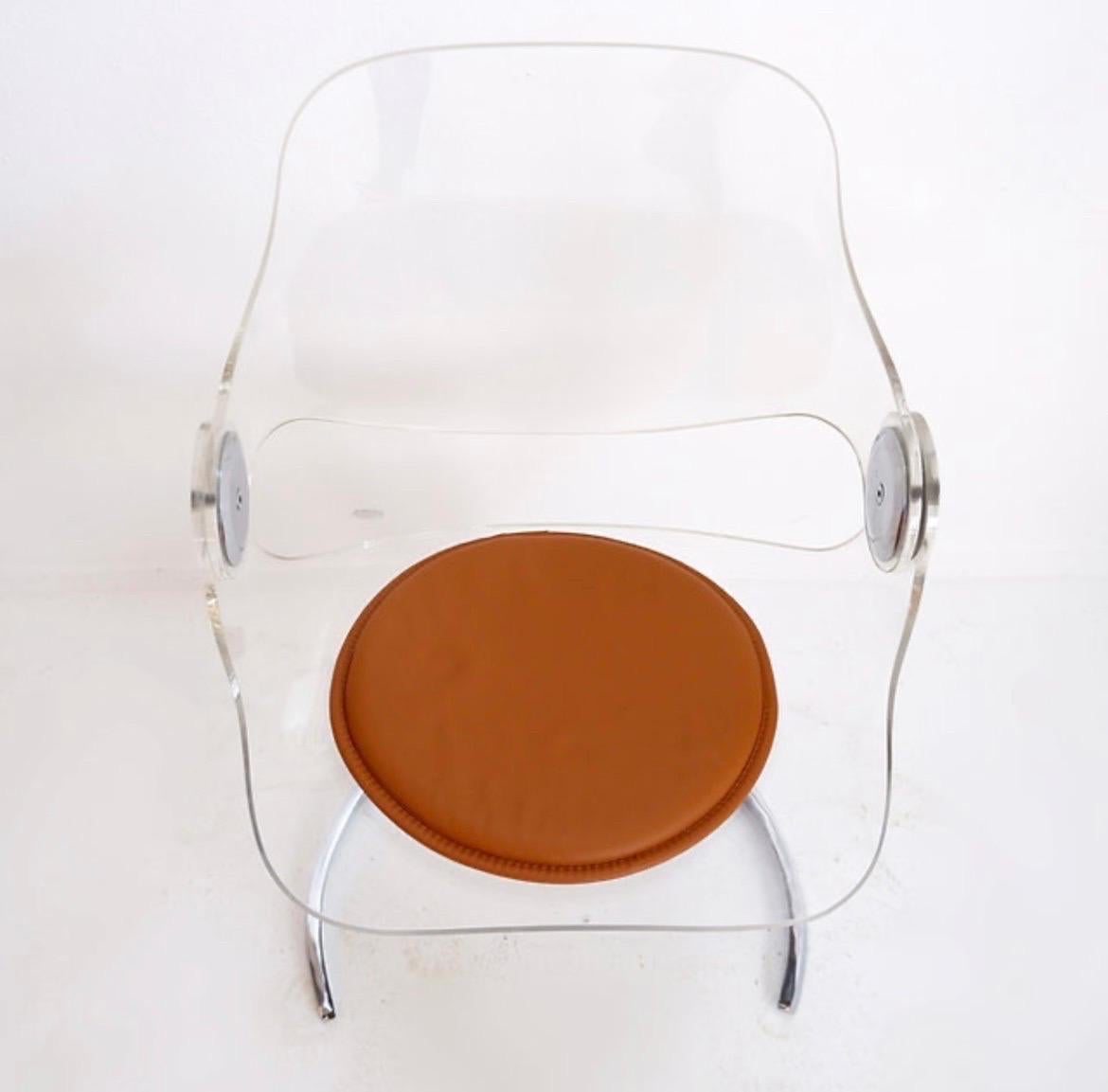 Chair by Boris Tabacoff for MMM, 1970s In Good Condition In Linkebeek, BE
