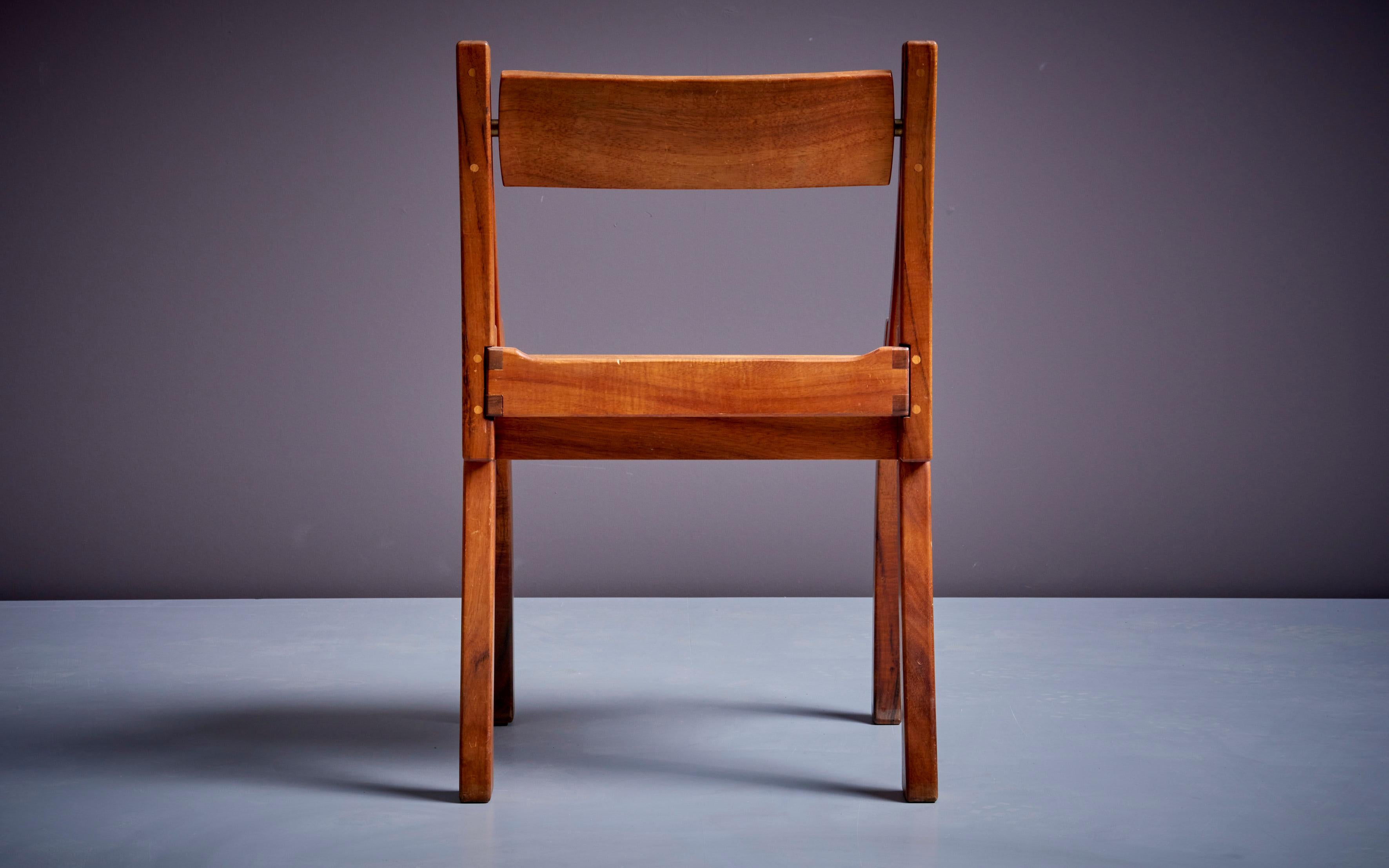 Chair by Bruce Erdman in Koa Wood, 1984 For Sale 2