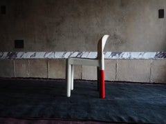 Chair by Carlo Bartoli for Kartell, Model 4875 Tricolor, 1970s