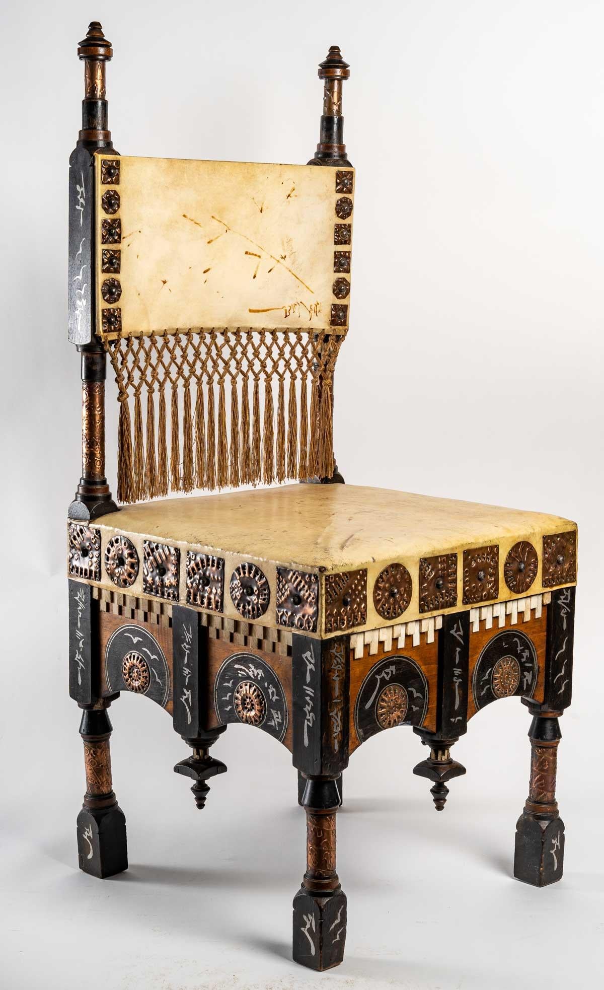 Chair by Carlo Bugatti in the Style Art Nouveau 4