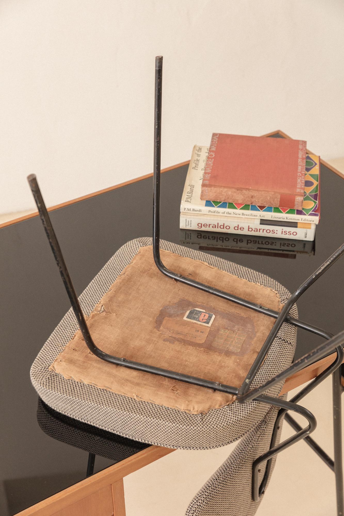 Chaise de Carlo Hauner et Martin Eisler:: design brésilien du milieu du siècle dernier en vente 3