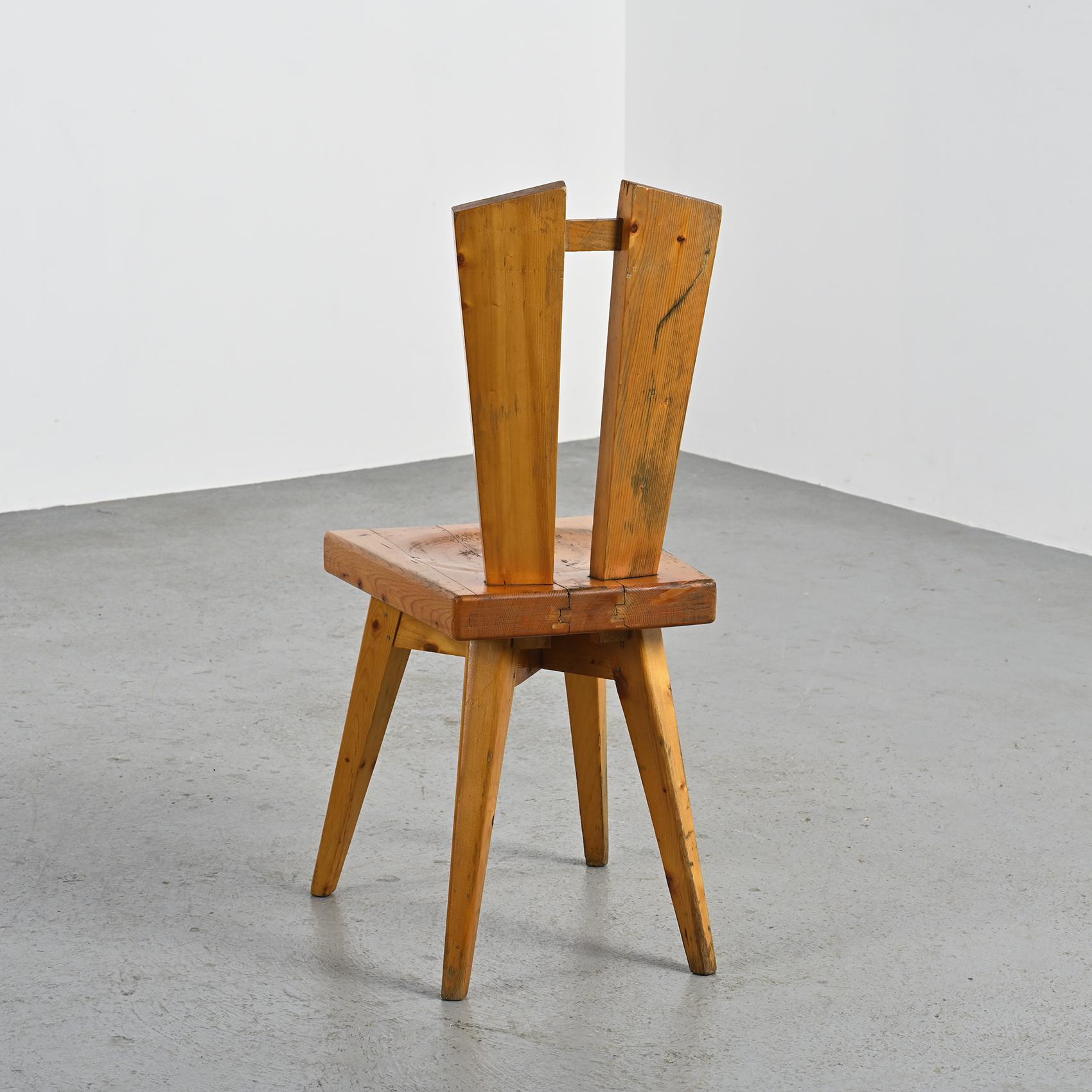 20th Century Chair by Christian Durupt, Meribel 1960
