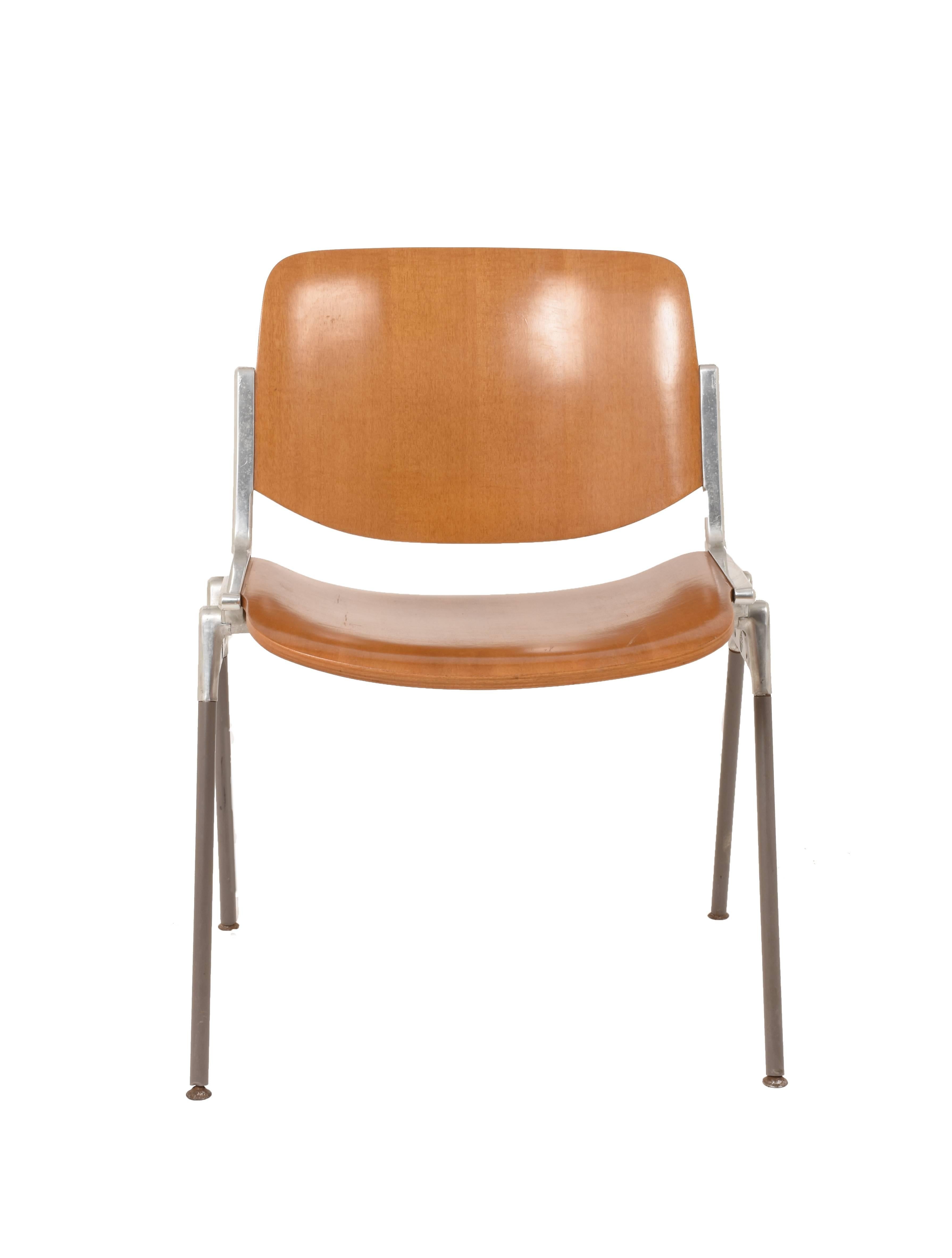 Mid-Century Modern Chair by Giancarlo Piretti for Castelli, Italy, 1960s