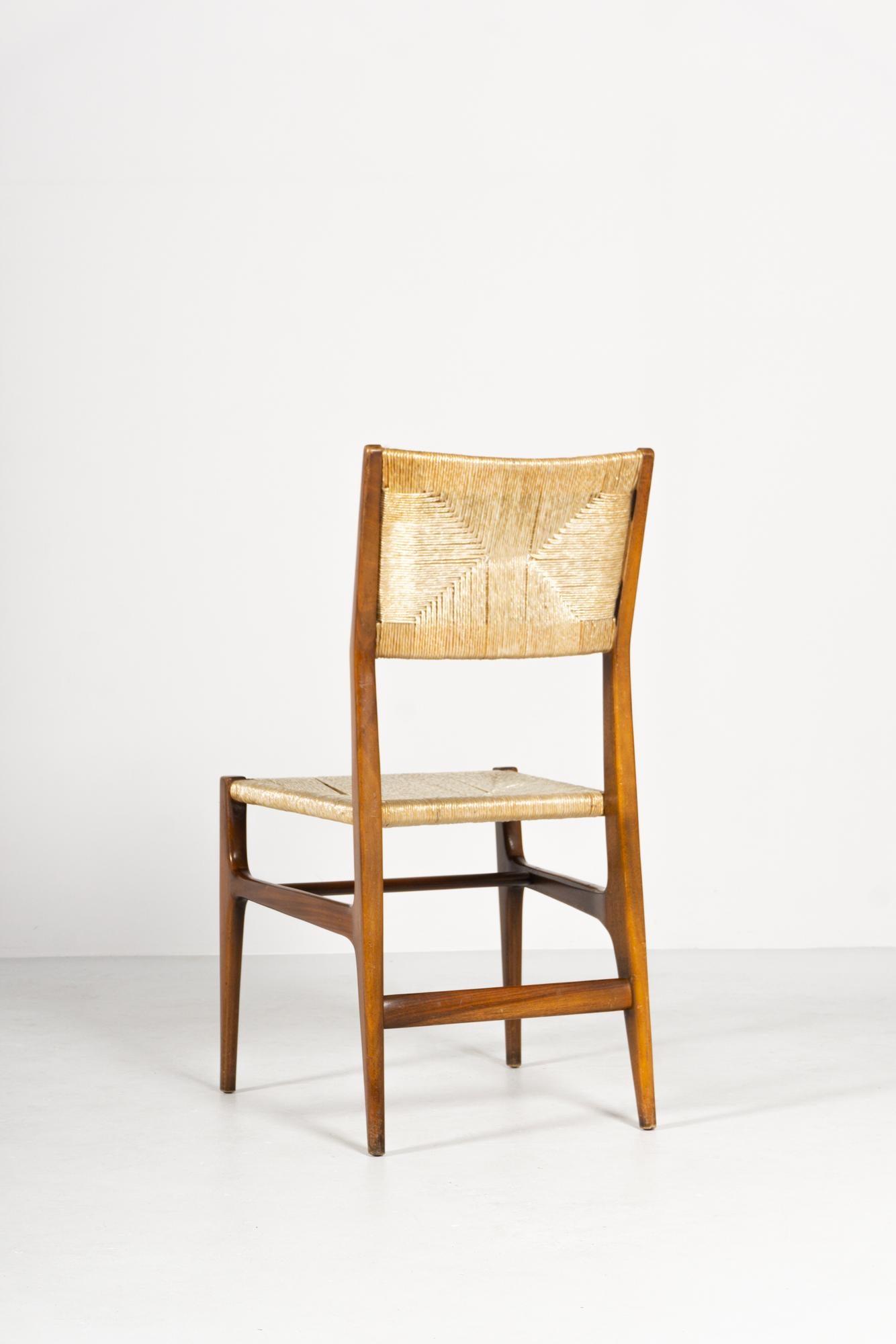 Metà XX secolo Sedia di Gio Ponti del 1952 circa in vendita