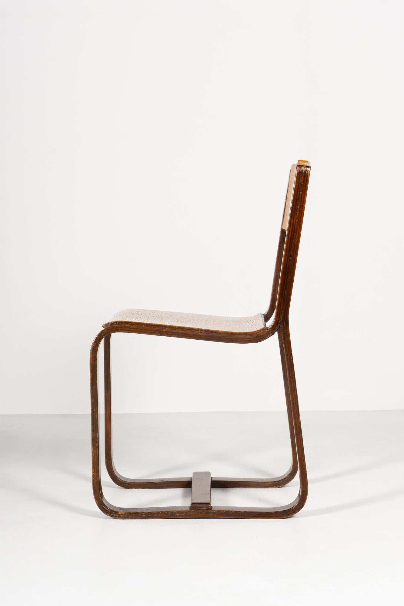 Modern Chair by Giuseppe Pagano Pogatschnig,  1938 For Sale