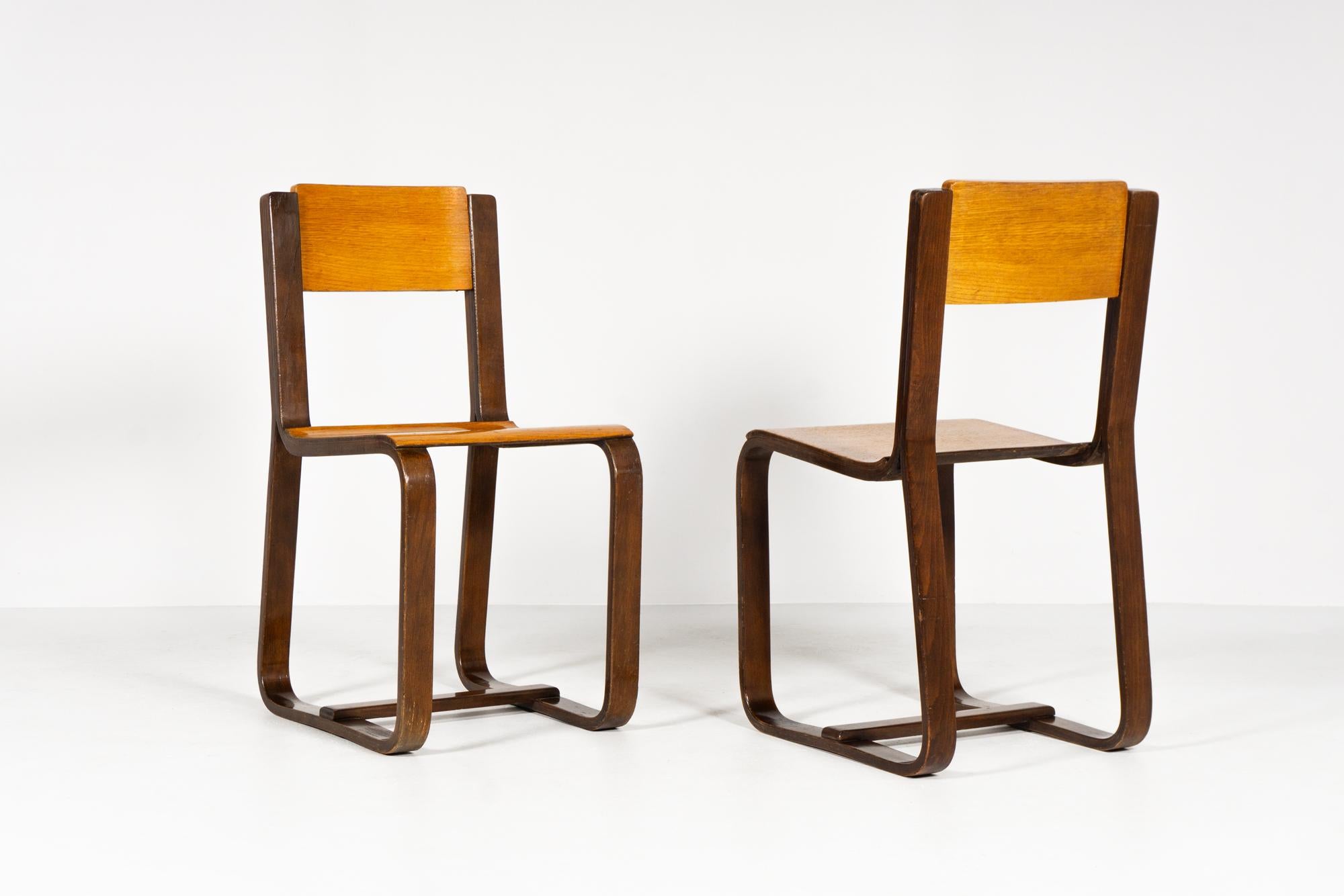 Italian Chair by Giuseppe Pagano Pogatschnig,  1938 For Sale