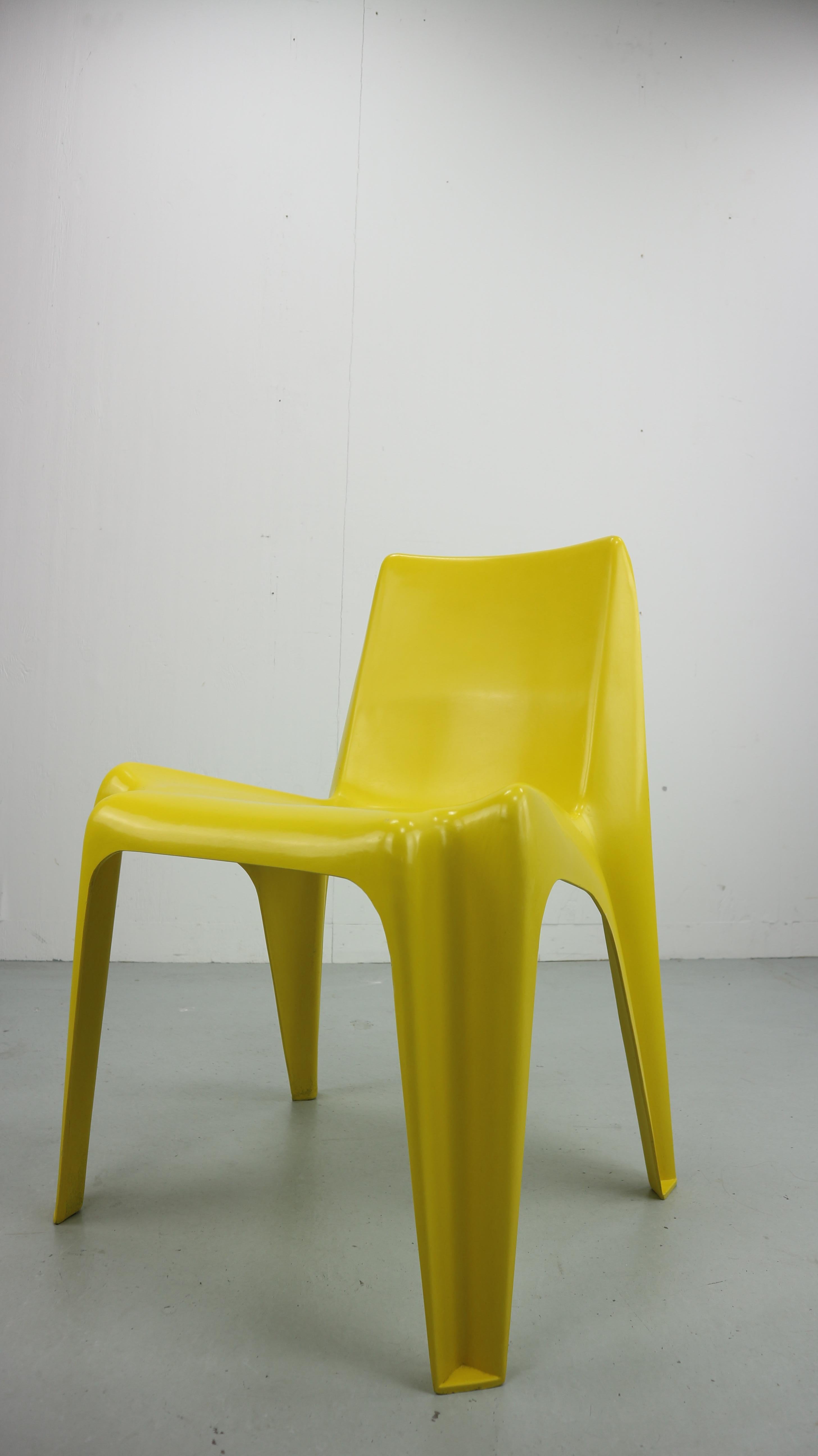6x Chair by Helmut Bätzner for Bofinger, 1960s  In Good Condition In The Hague, NL