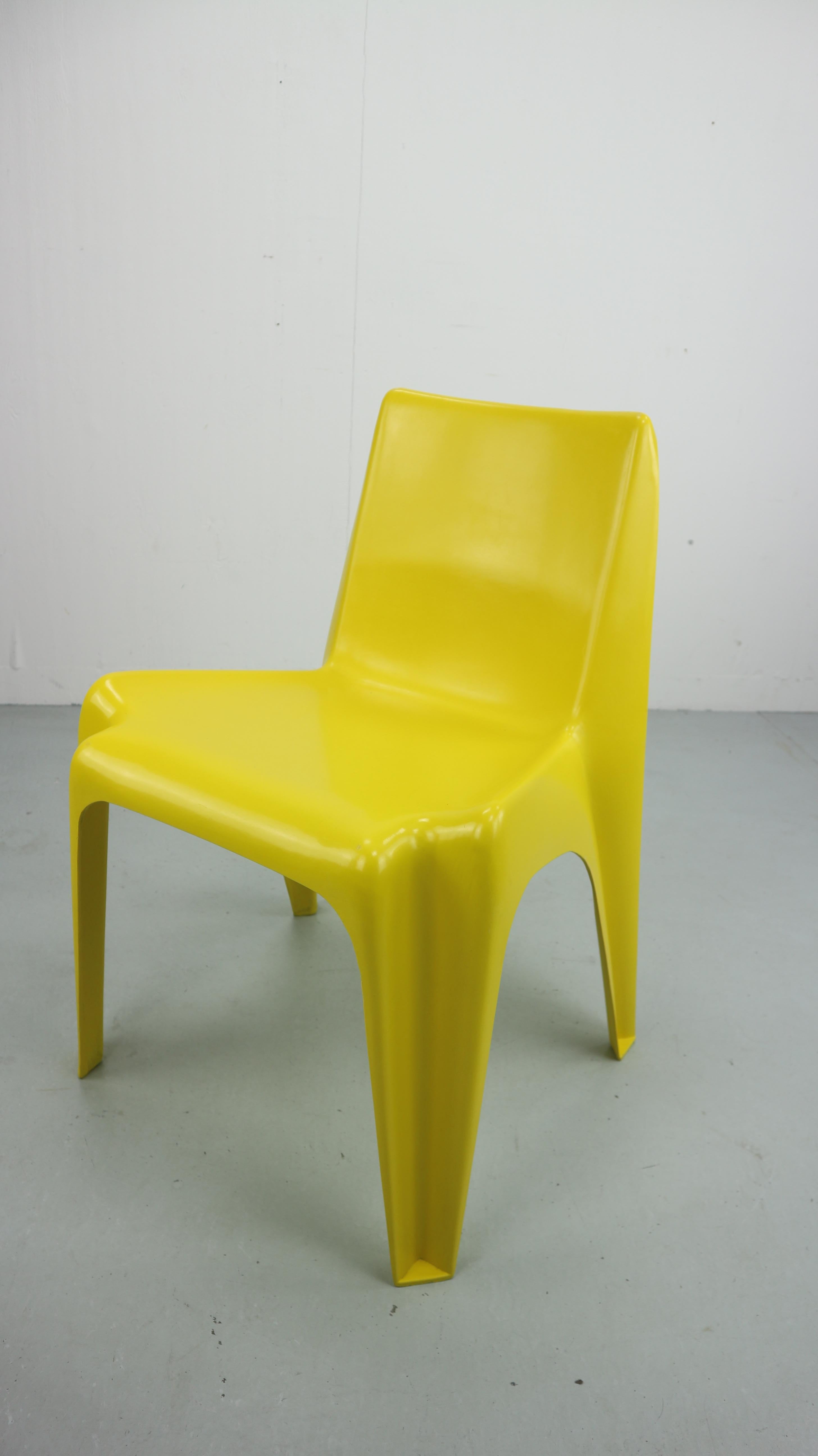 Mid-20th Century 6x Chair by Helmut Bätzner for Bofinger, 1960s 
