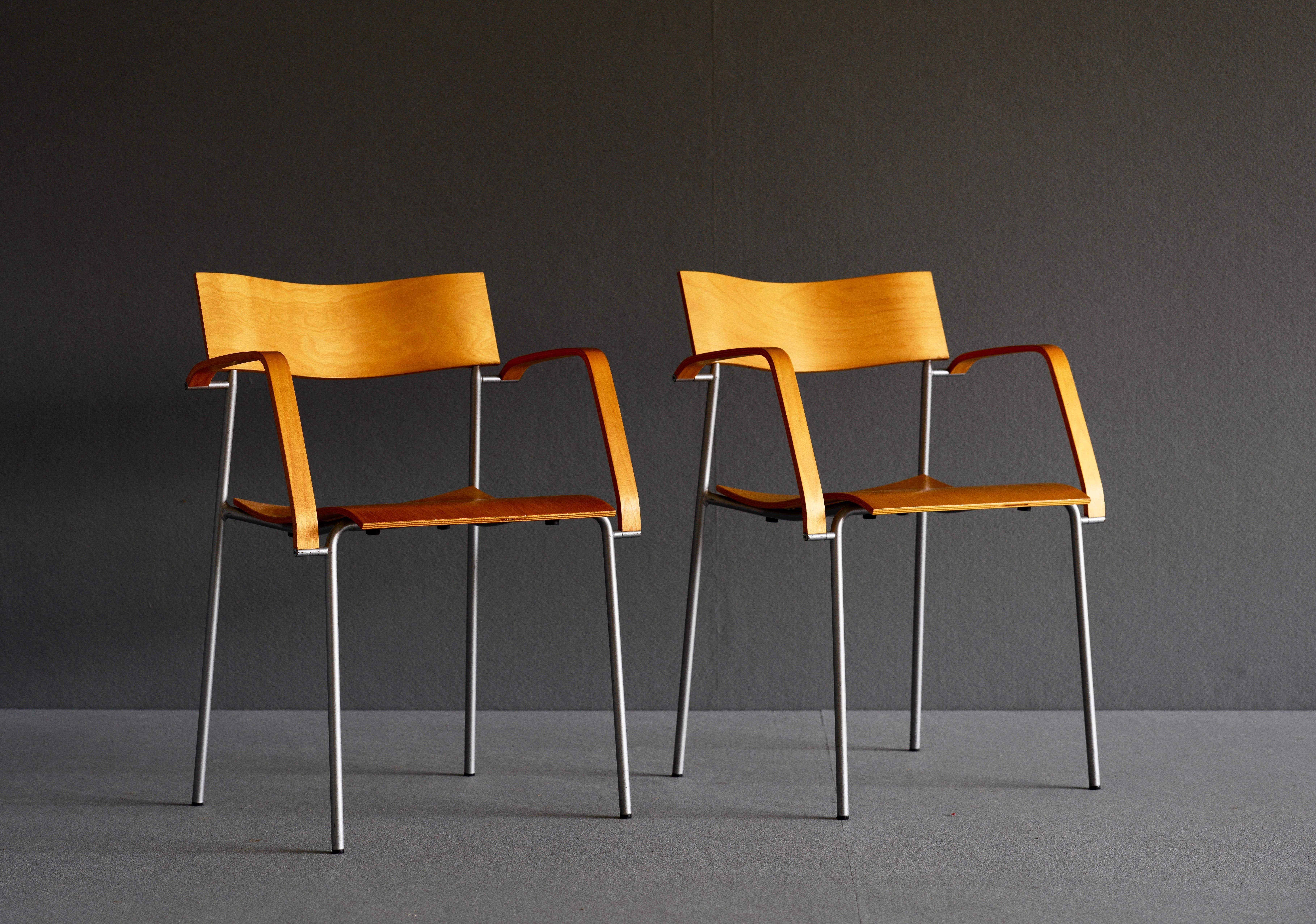 Mid-Century Modern Chair by Peter Hiort-Lorenzen and Johannes Foersom for Lammhults For Sale