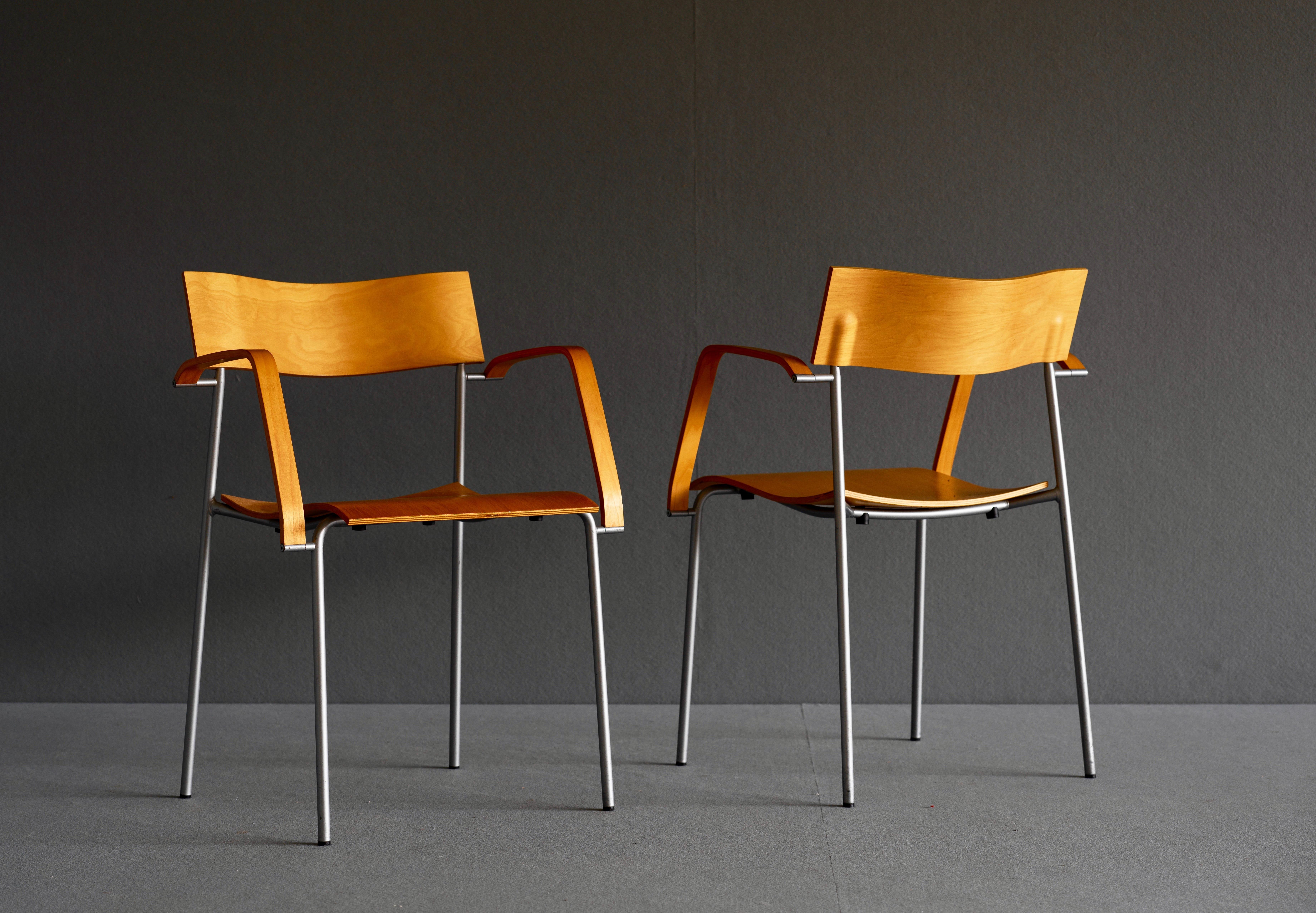 Chair by Peter Hiort-Lorenzen and Johannes Foersom for Lammhults In Good Condition For Sale In Singapore, SG