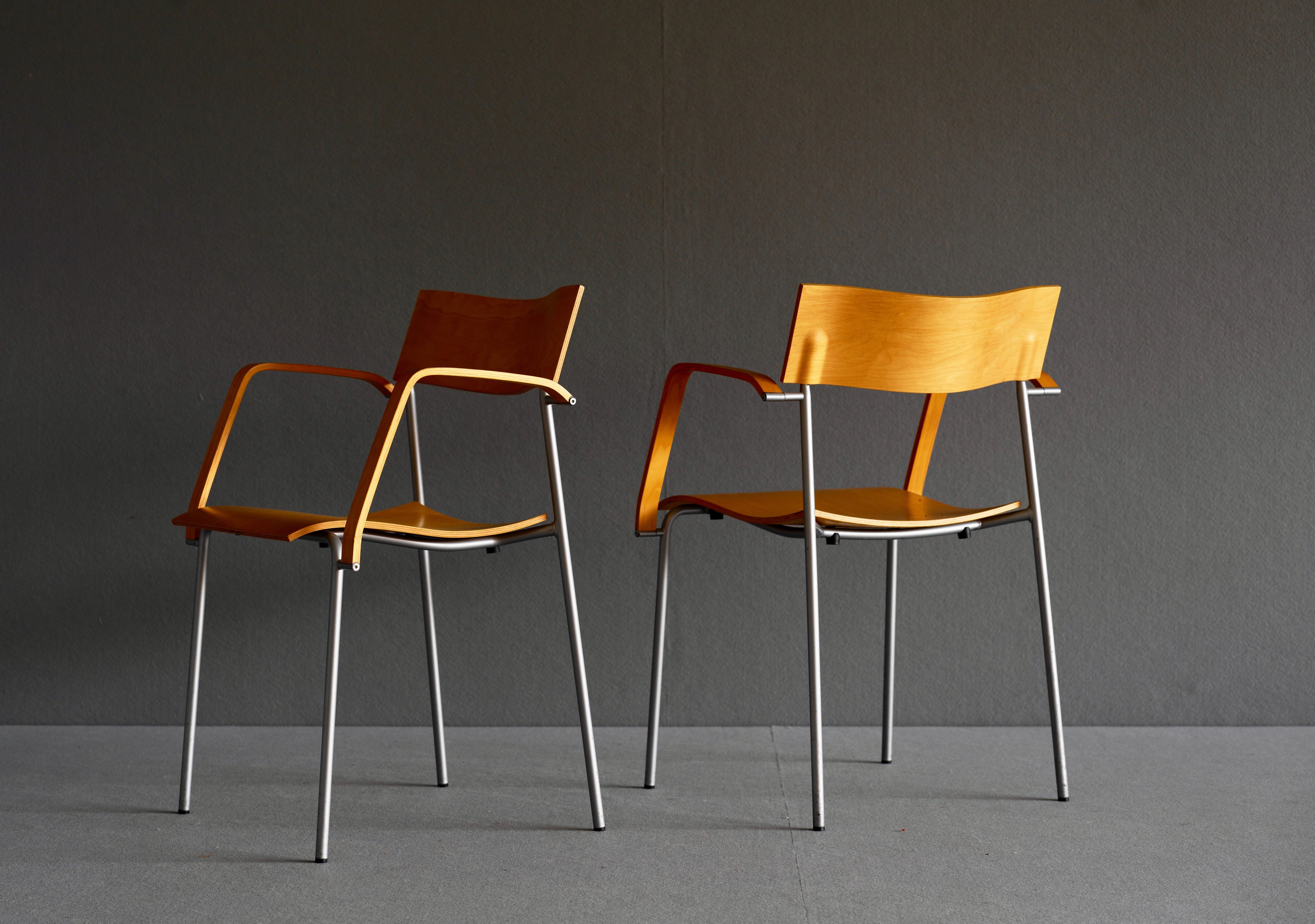 20th Century Chair by Peter Hiort-Lorenzen and Johannes Foersom for Lammhults For Sale