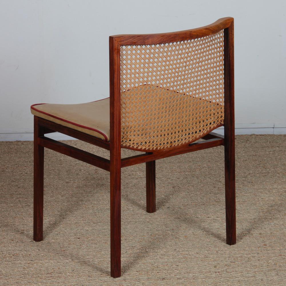 Canne Chaise de Tito Agnoli pour La Linea, années 1960 en vente