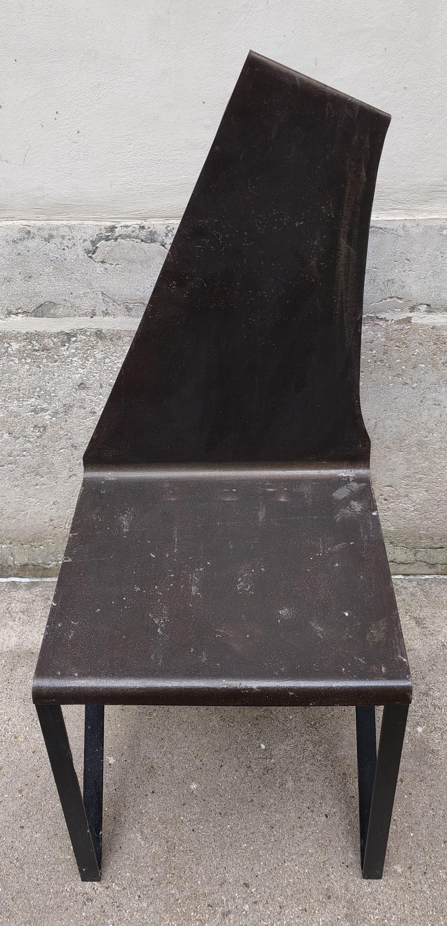 Chair by Yves de la Tour d'Auvergne, 1980s, France For Sale 1