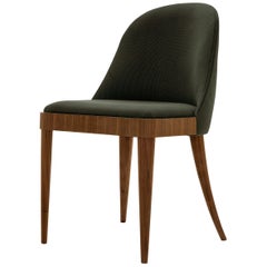 Cordiale Solid Wood Chair, Walnut in Hand-Made Natural Finish, Contemporary