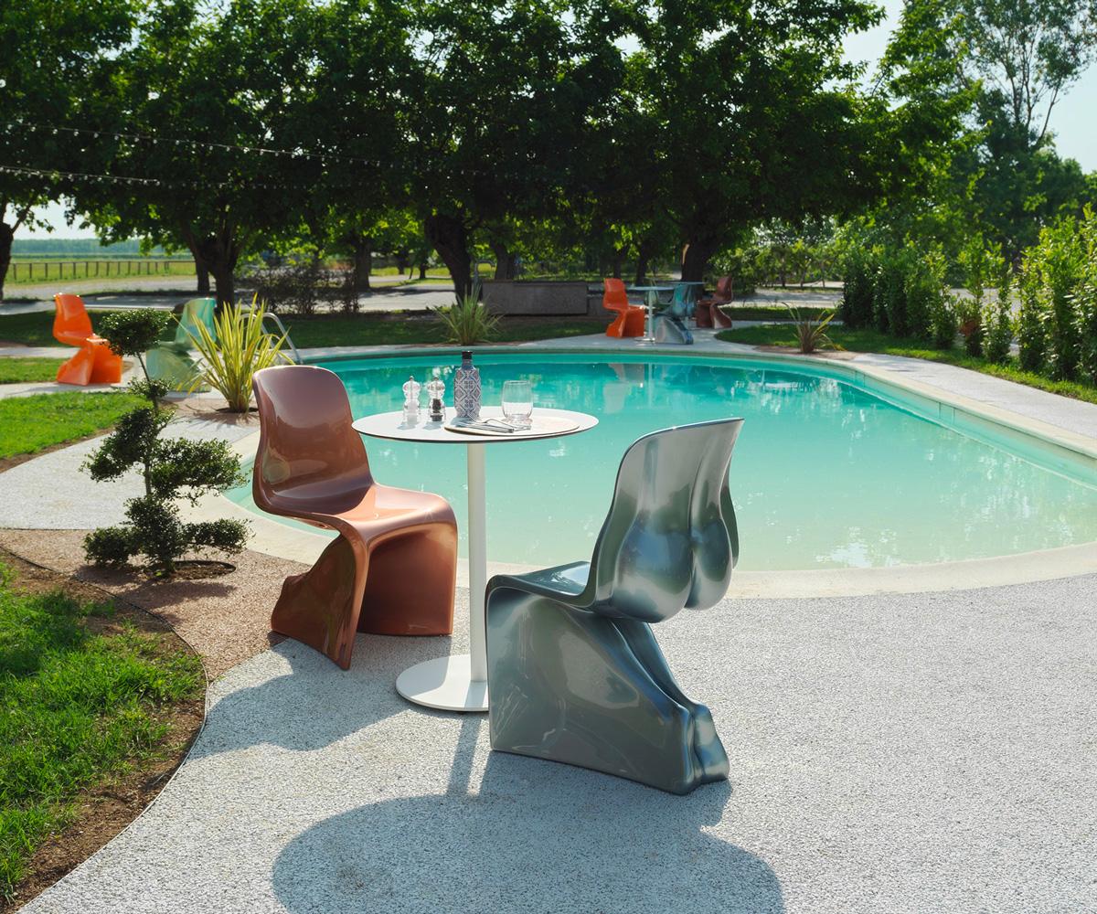 Casamania and Horm Him Chair - Glossy soft Mint Pearl - design