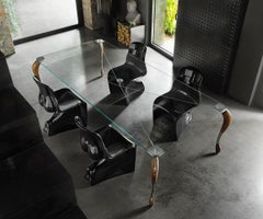 Casamania & Horm Him Chair - Glossy soft Mint Pearl - design Fabio Novembre