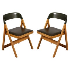 Italian Chair Compasso Patented in 1980s, by Afra & Tobia Scarpa per Piarotto