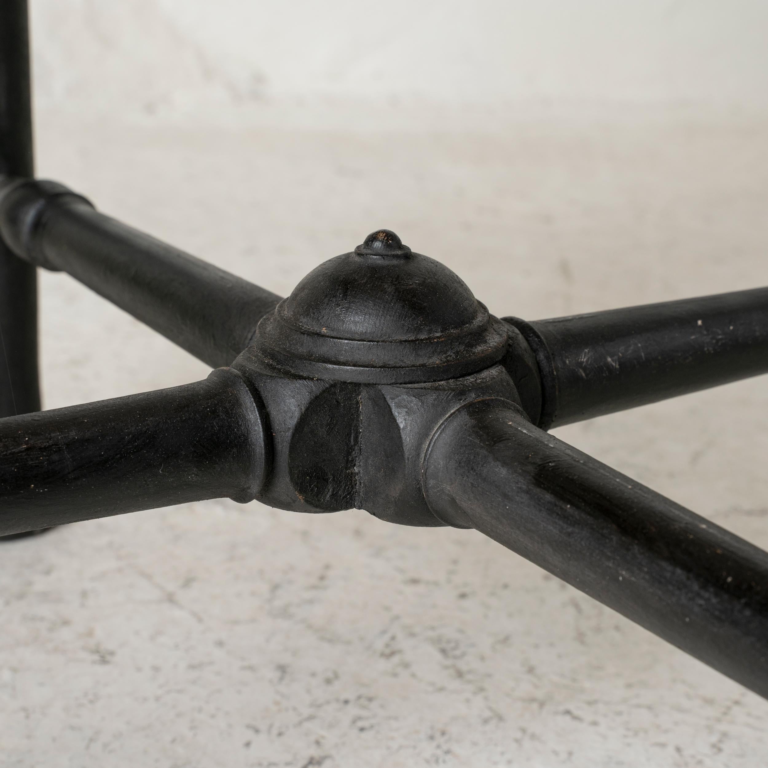Legno Sedia Corner Laserow Black Baroque Seden in vendita