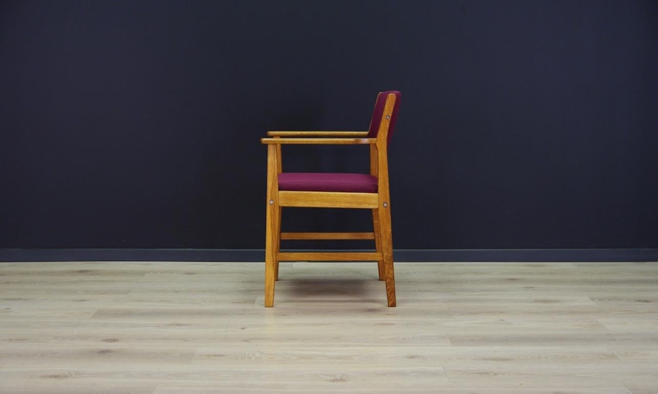 Chair Danish Design Ash Midcentury Retro Armchair For Sale 3