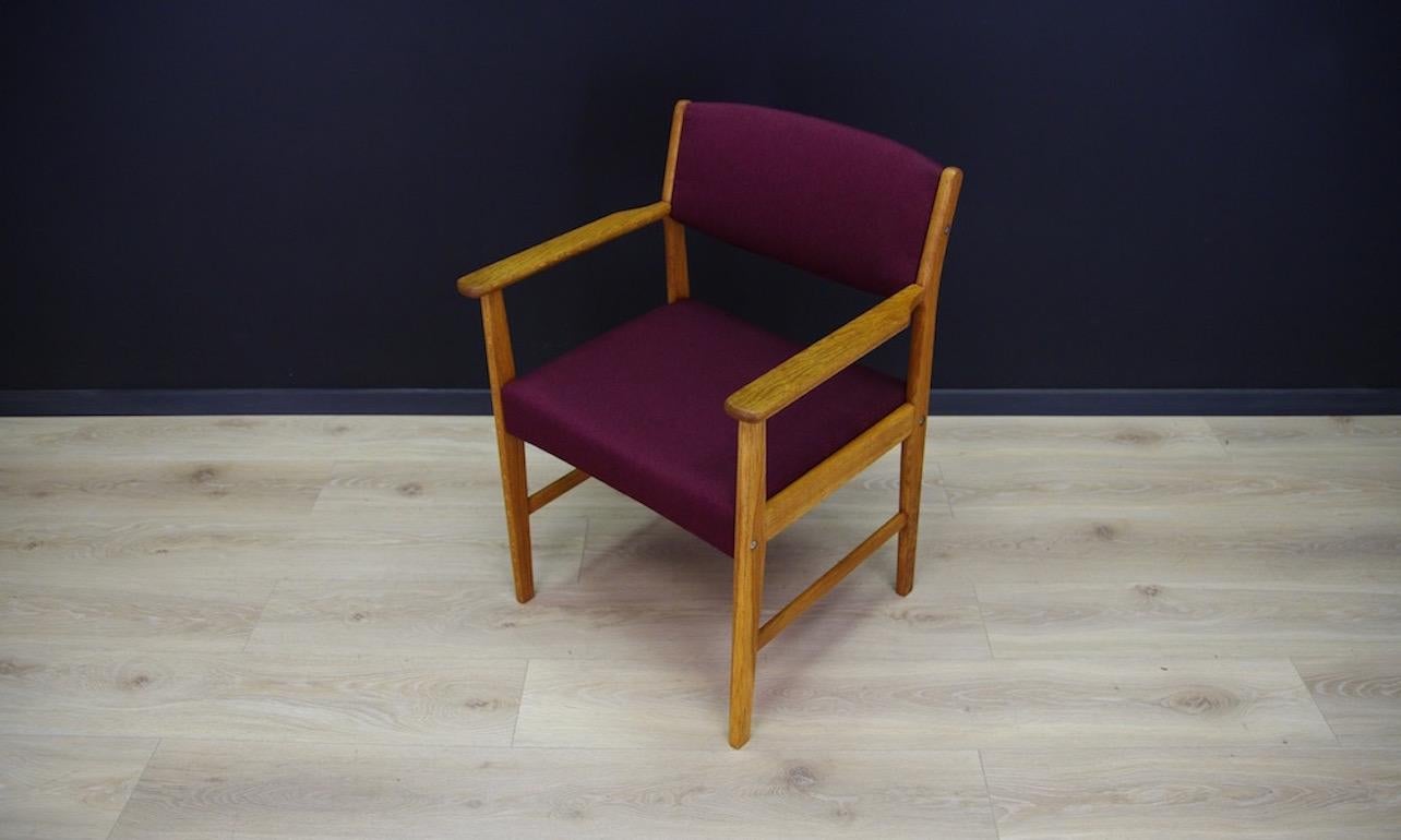 Chair Danish Design Ash Midcentury Retro Armchair For Sale 4