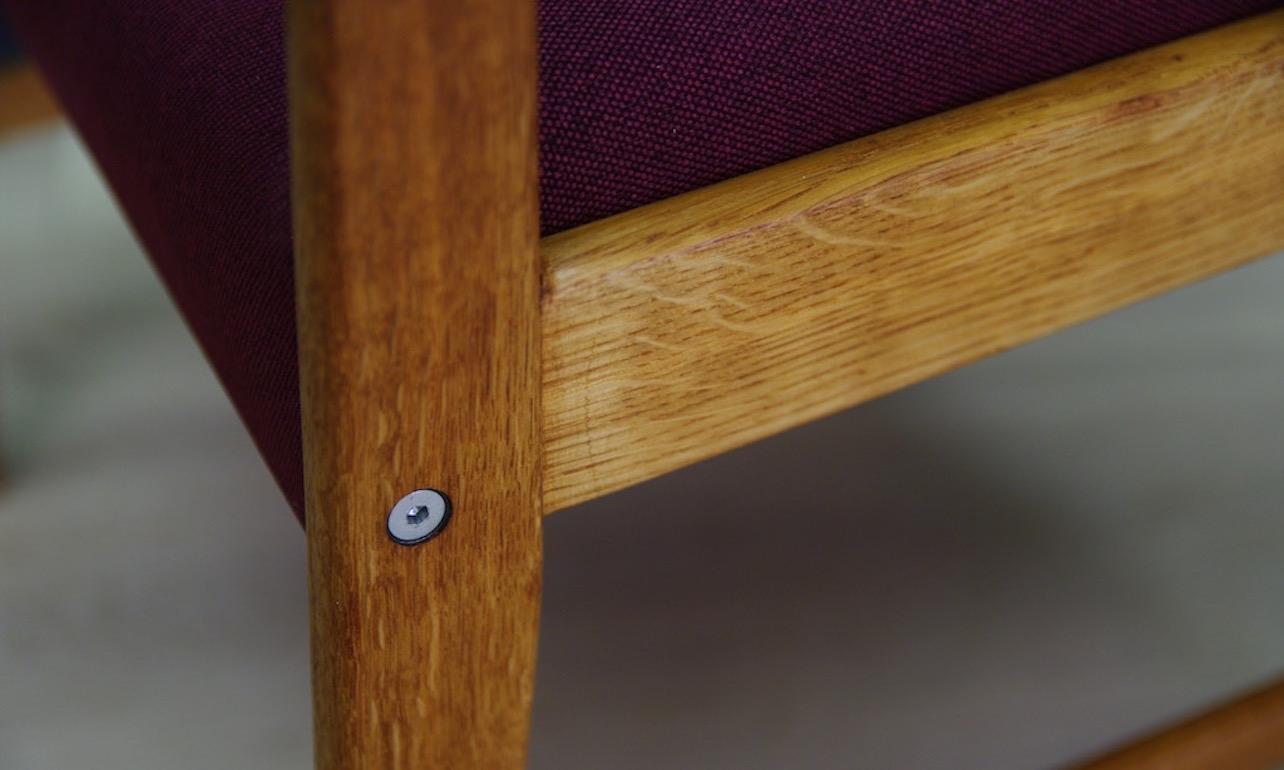 Scandinavian Chair Danish Design Ash Midcentury Retro Armchair For Sale