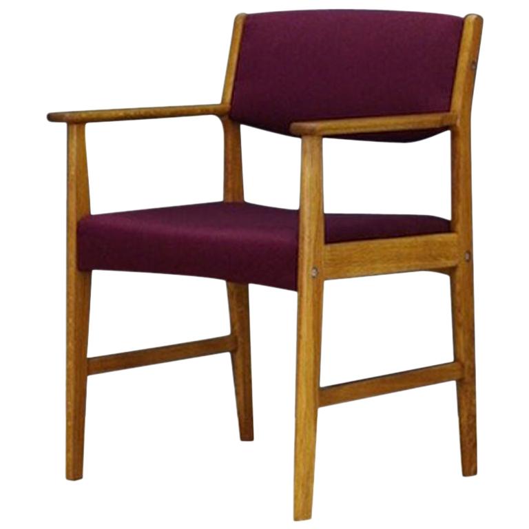 Chair Danish Design Ash Midcentury Retro Armchair For Sale