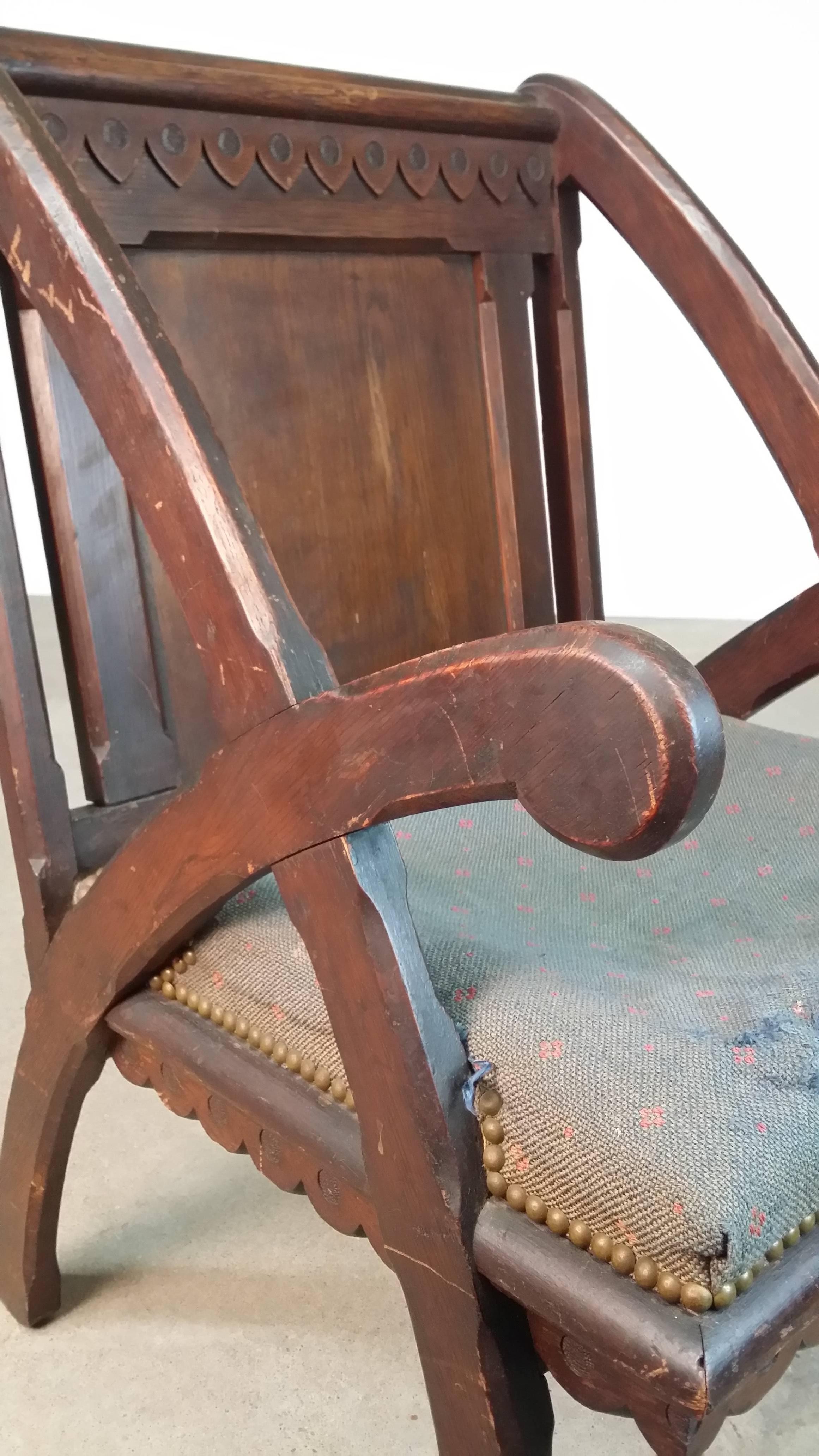 Chair Designed by Architect H. H. Richardson For Sale 2