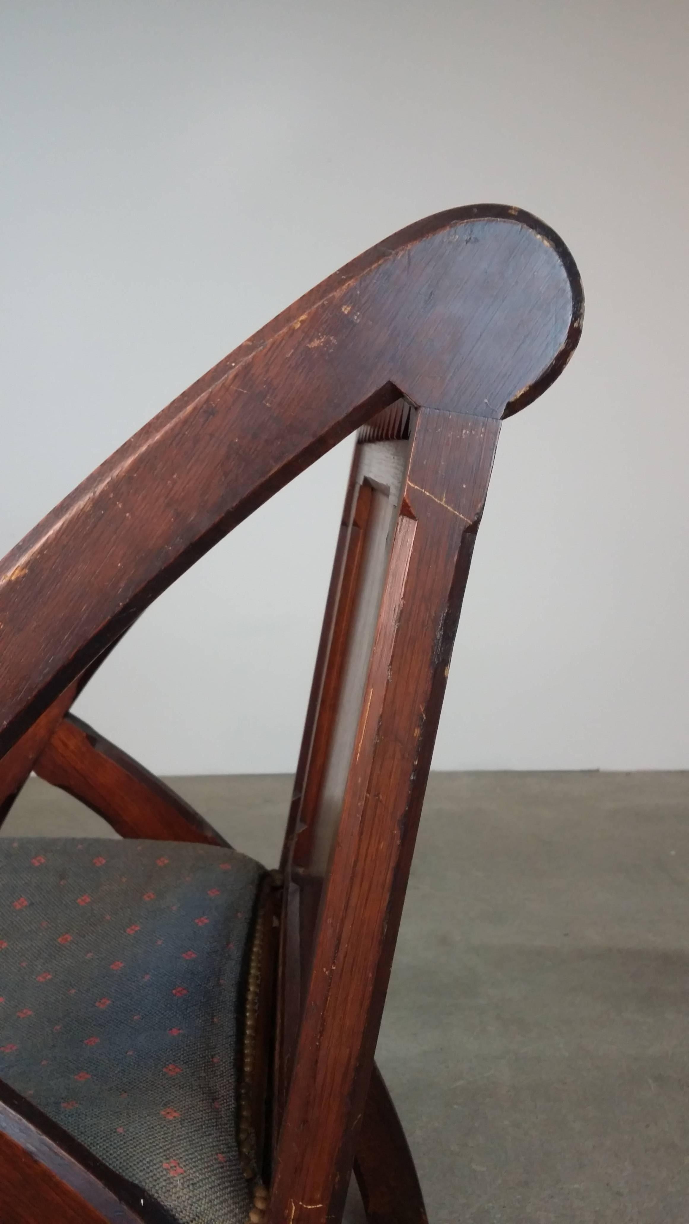 Chair Designed by Architect H. H. Richardson In Good Condition For Sale In Providence, RI