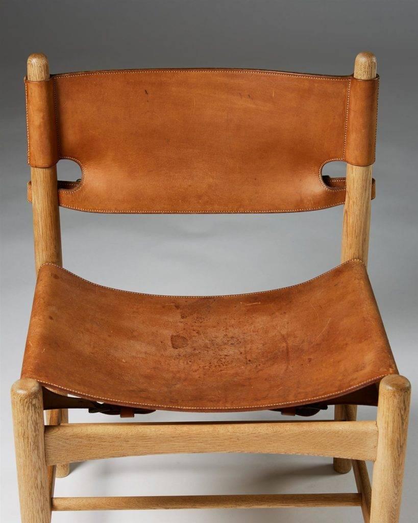 Danish Chair Designed by Børge Mogensen for Erhard Rasmussen, Denmark, 1940s
