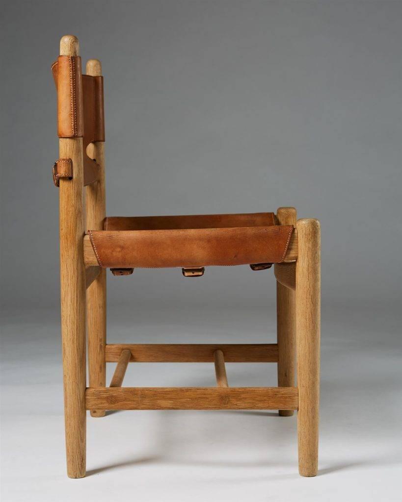 Chair Designed by Børge Mogensen for Erhard Rasmussen, Denmark, 1940s In Excellent Condition In Stockholm, SE