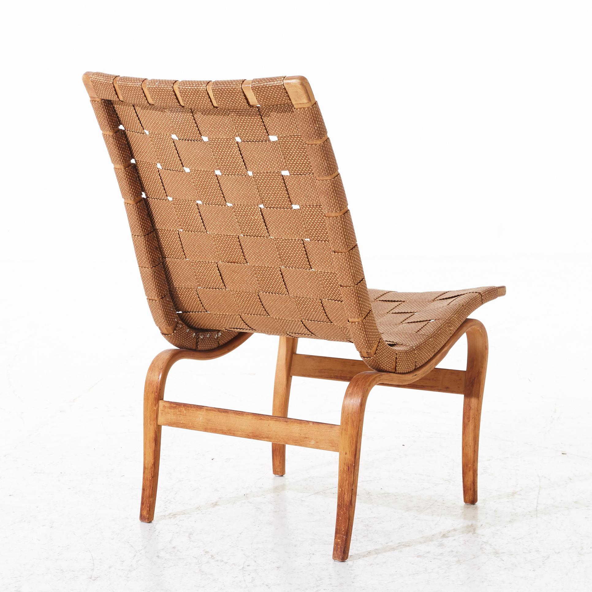 Chair Designed by Bruno Mathsson, Sweden, 1941 In Good Condition For Sale In Los Gatos, CA