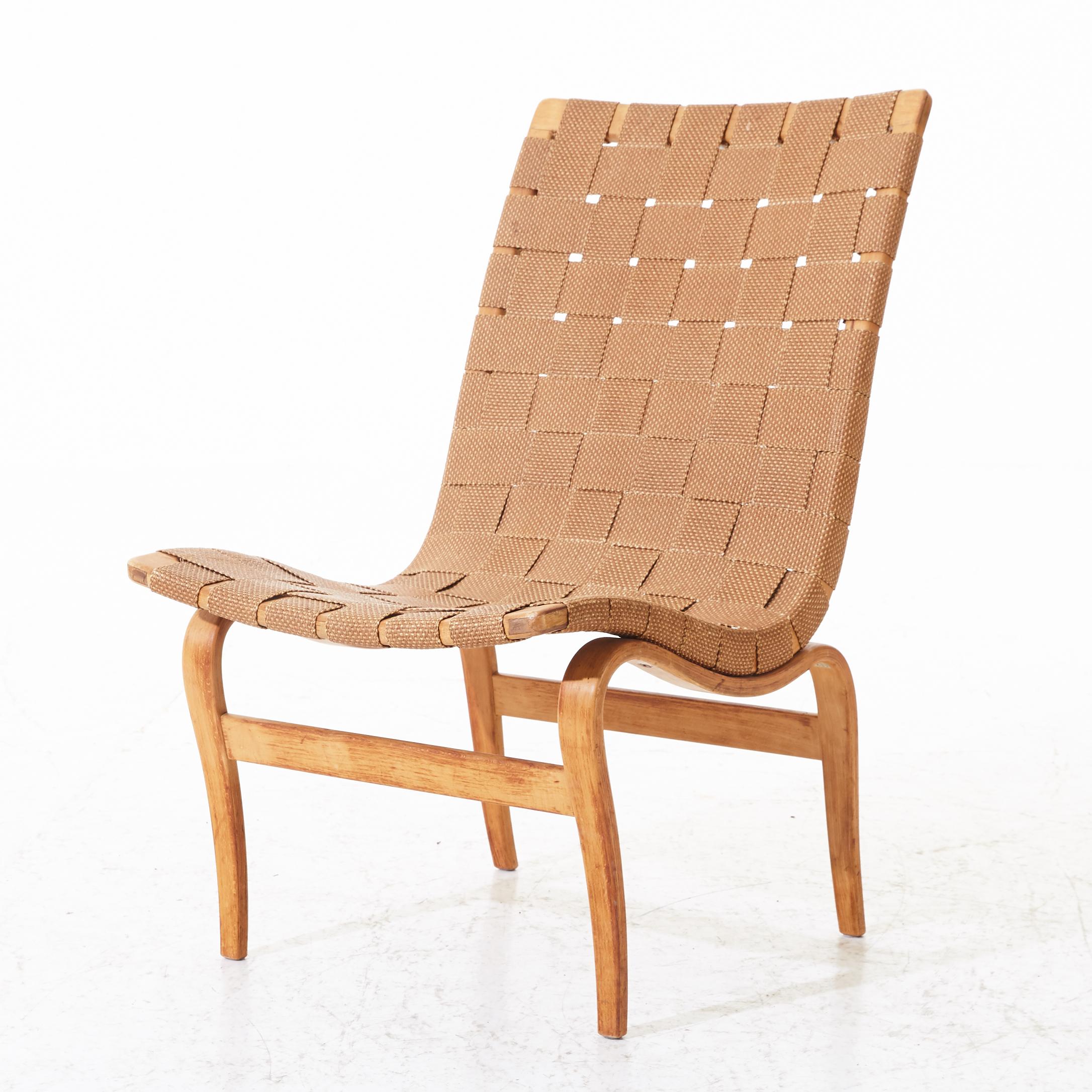 Mid-20th Century Chair Designed by Bruno Mathsson, Sweden, 1941 For Sale